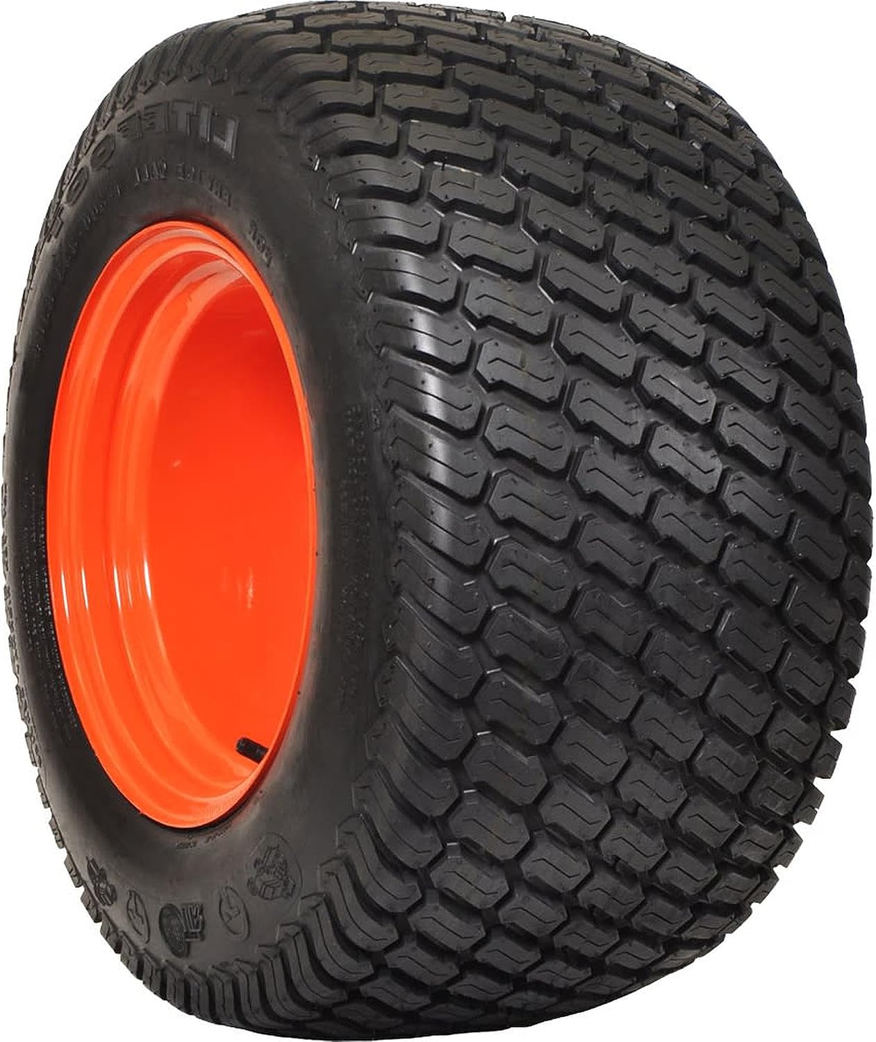 OTR Litefoot 22X9.50-10 87A3 B Lawn & Garden Tire | Lawn Mower & Garden Tractor All Season Traction 86A3 Rated 4 Ply Bias Construction Black