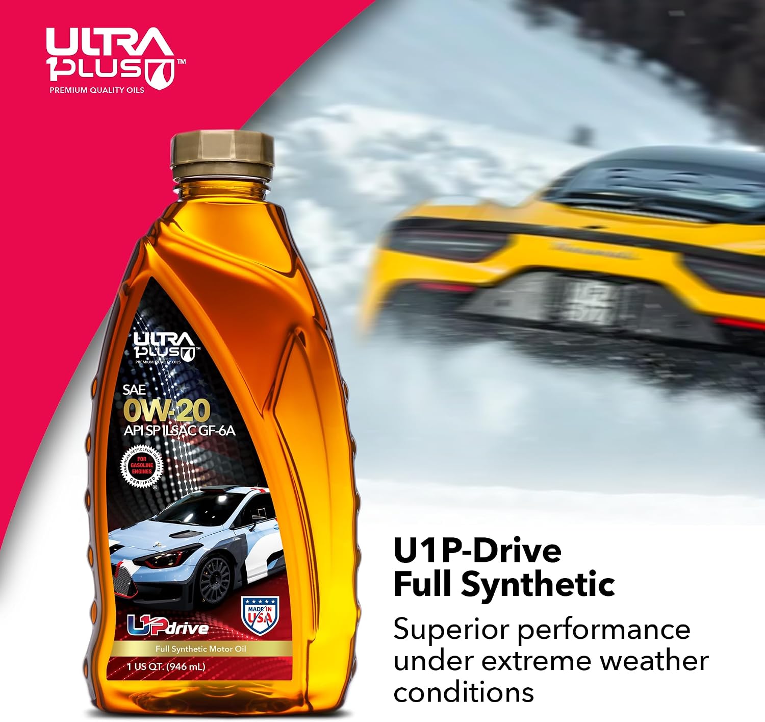 SAE 5W-30 Full Synthetic Motor Oil API SP ILSAC GF-6A 1 Gallon