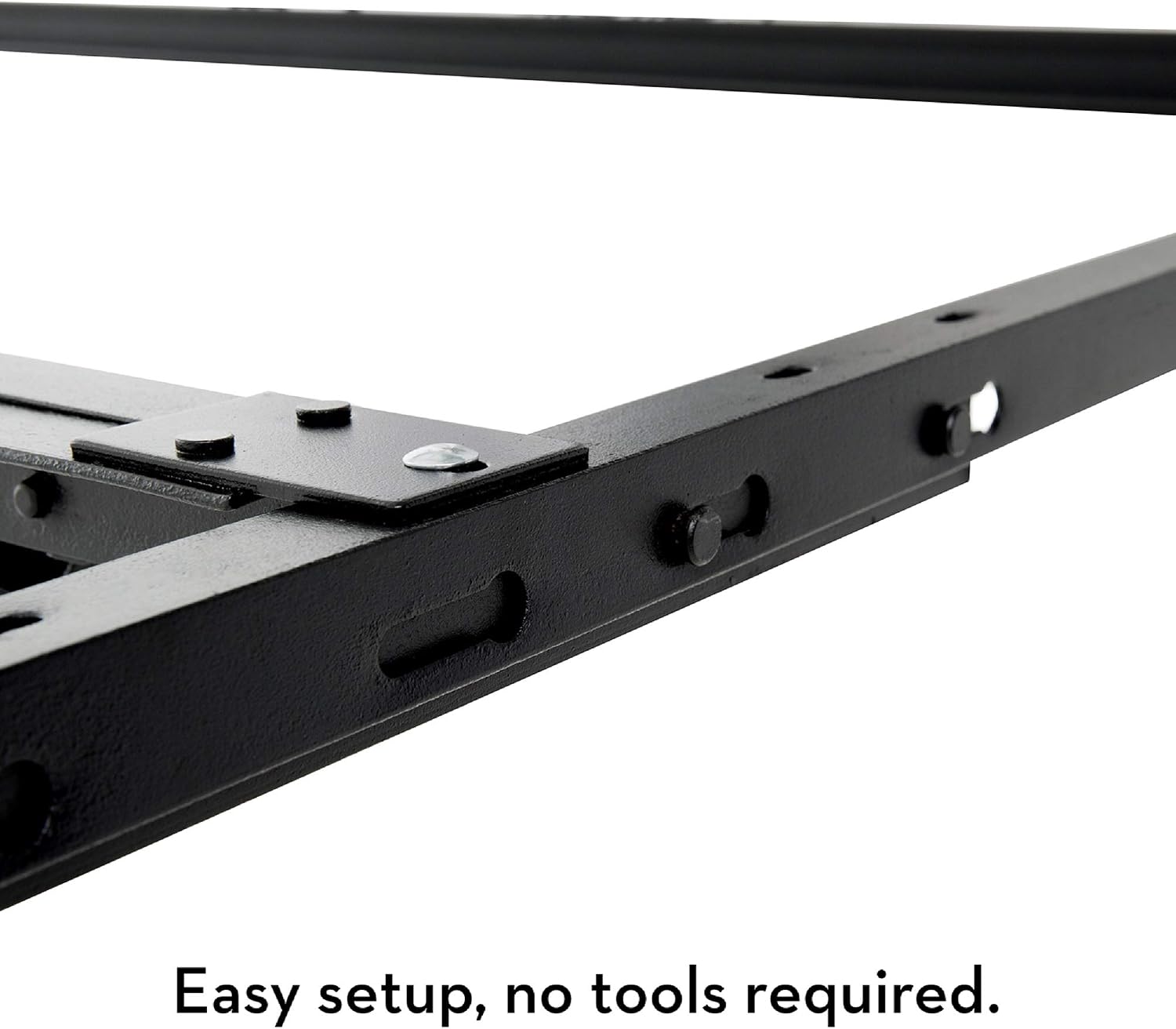 MALOUF Heavy Duty 9-Leg Adjustable Metal Bed Frame with Center Support and Rug Rollers - UNIVERSAL (King, Cal King, Queen, Full, Twin XL, Twin), Standard 7.5” Clearance