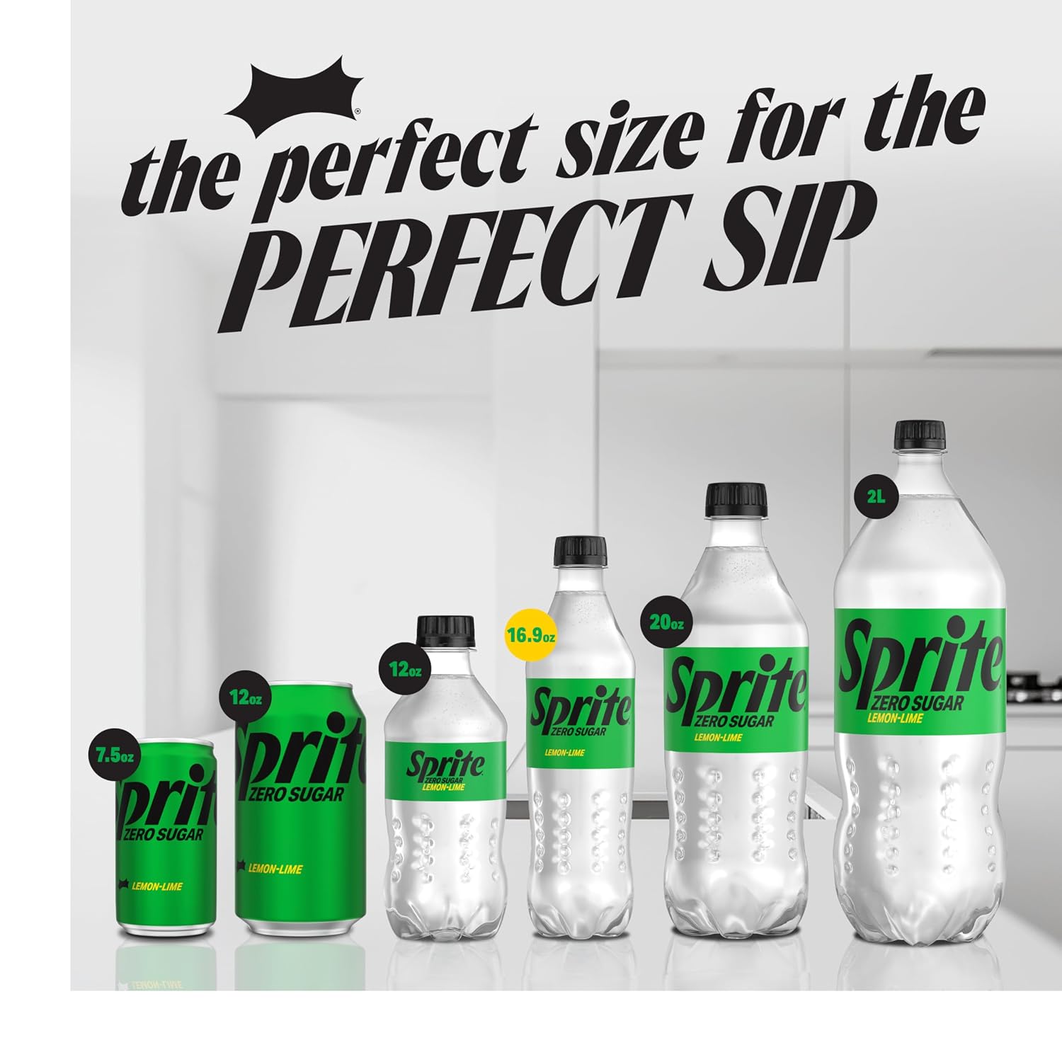 Sprite Lemon-Lime Caffeine-Free Soda Soft Drink Cans, 12 fl oz, 12 Pack | Fridge pack, naturally flavored soft drink, carbonated