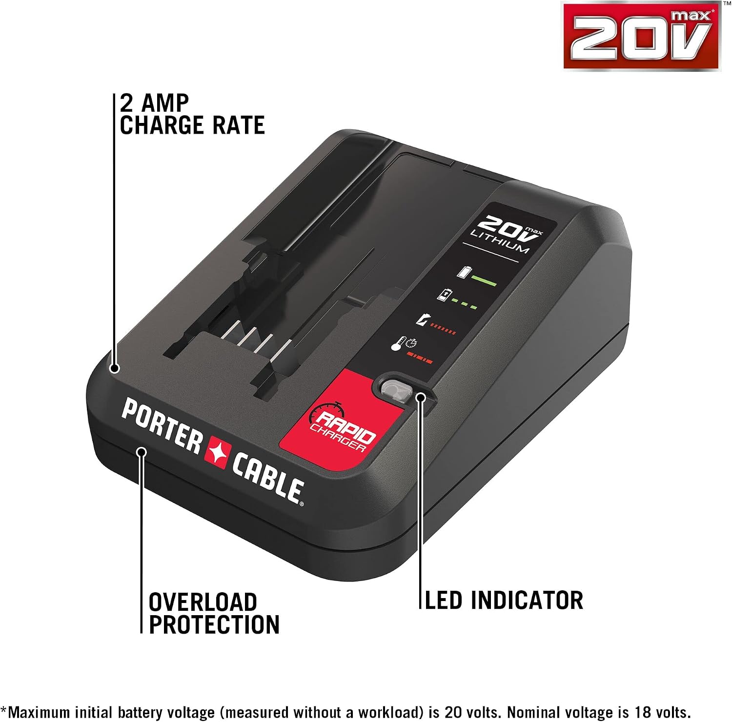PORTER-CABLE PCC692L 20V MAX Lithium Ion Charger
