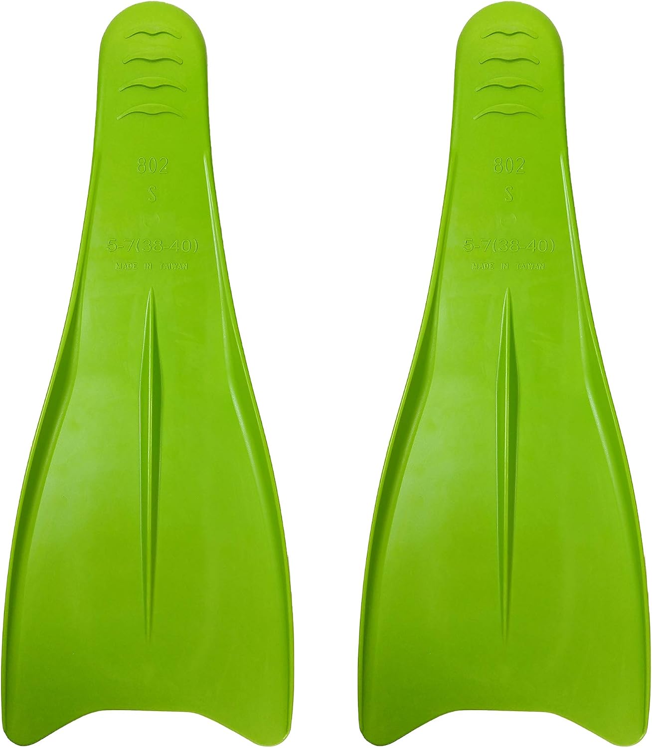 Flow Premium Rubber Long Fins for Swim and Lap Training - Youth Sizes for Kids, Young Men, and Women