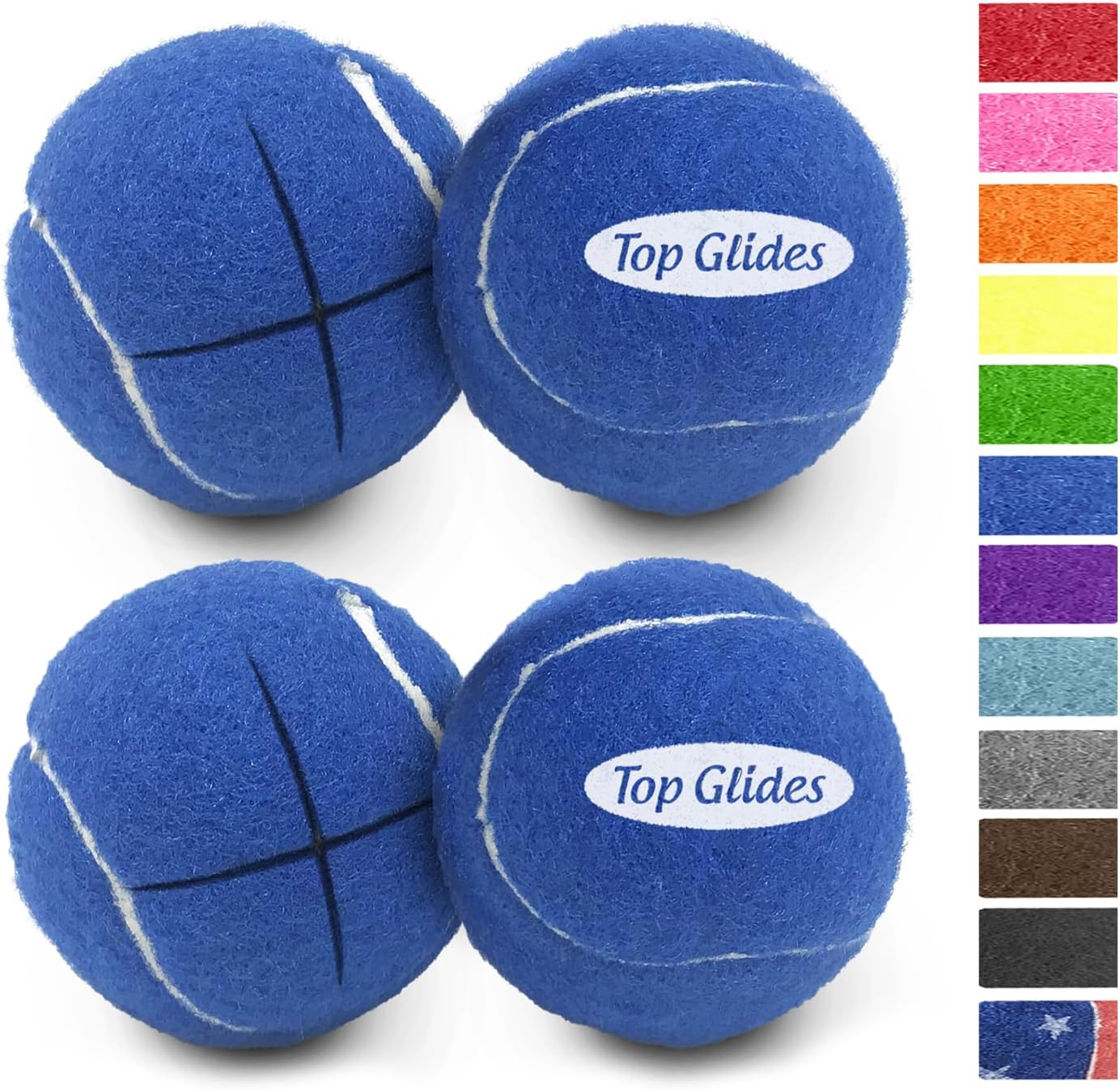 Top Glides Precut Walker Tennis Ball Glides