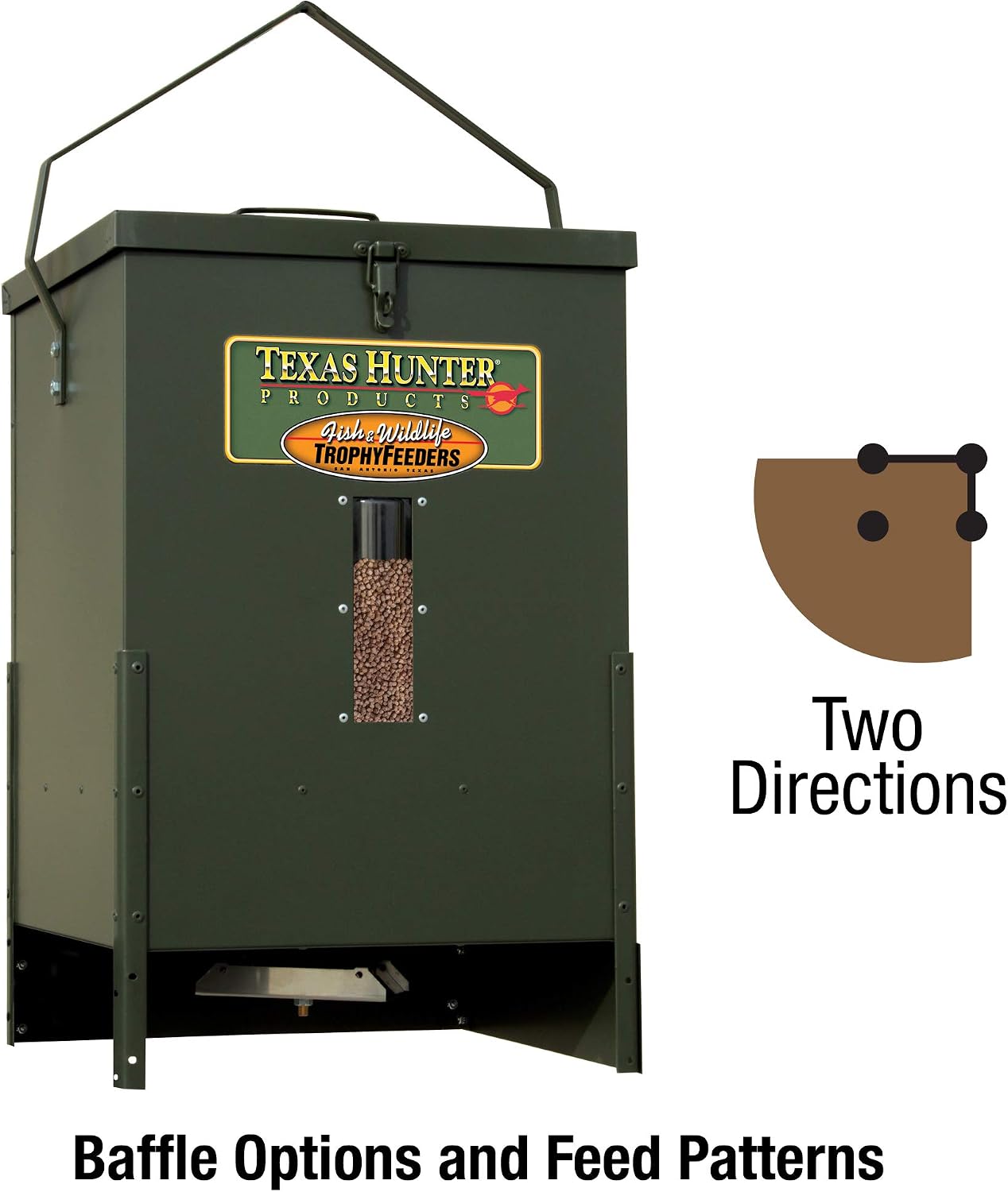 Texas Hunter 100lb. Capacity Hanging Wildlife Feeder - Model HF100W