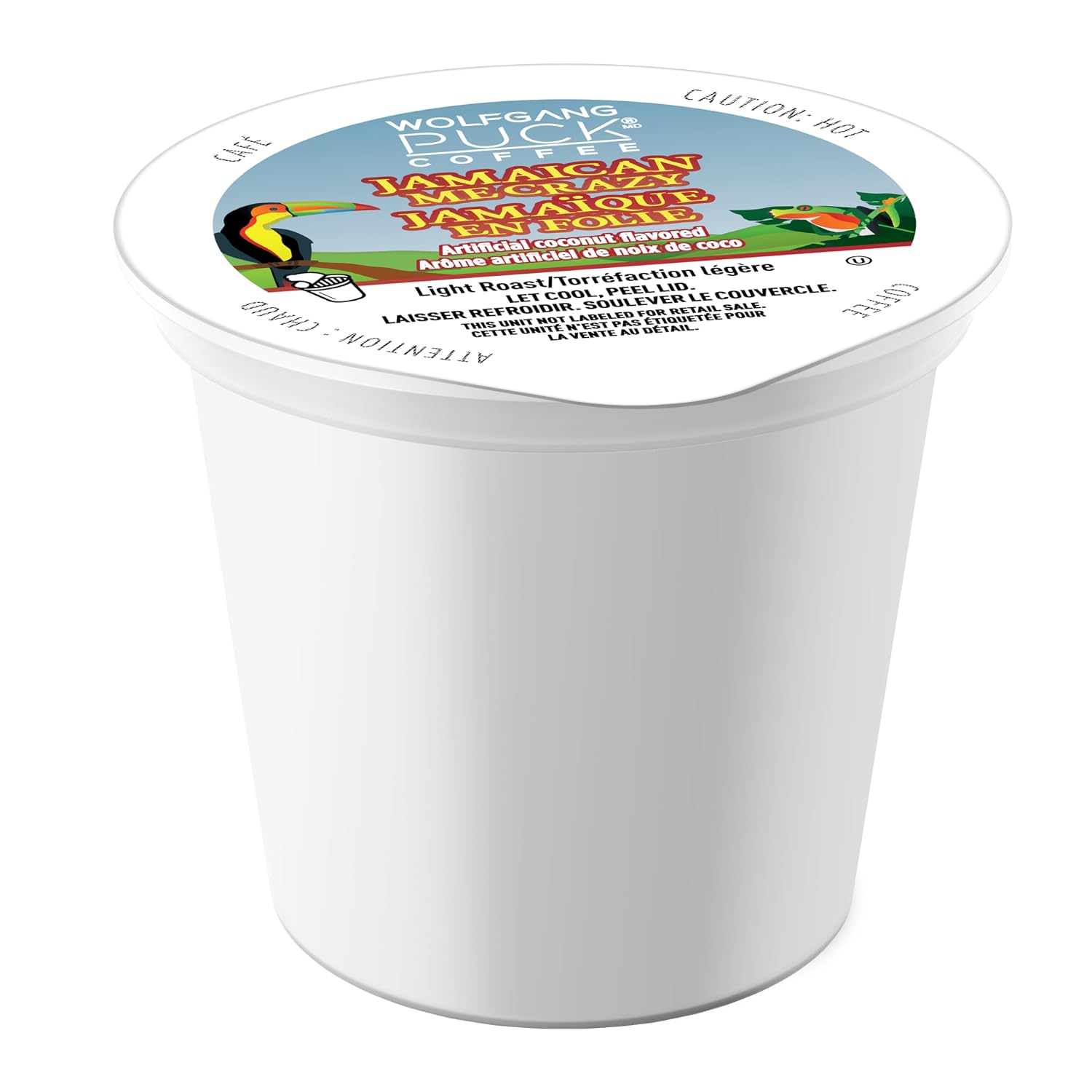 Wolfgang Puck Coffee Single Serve Capsules, Compatible with Keurig K-Cup Brewers, Hawaiian Hazelnut, 24 Count