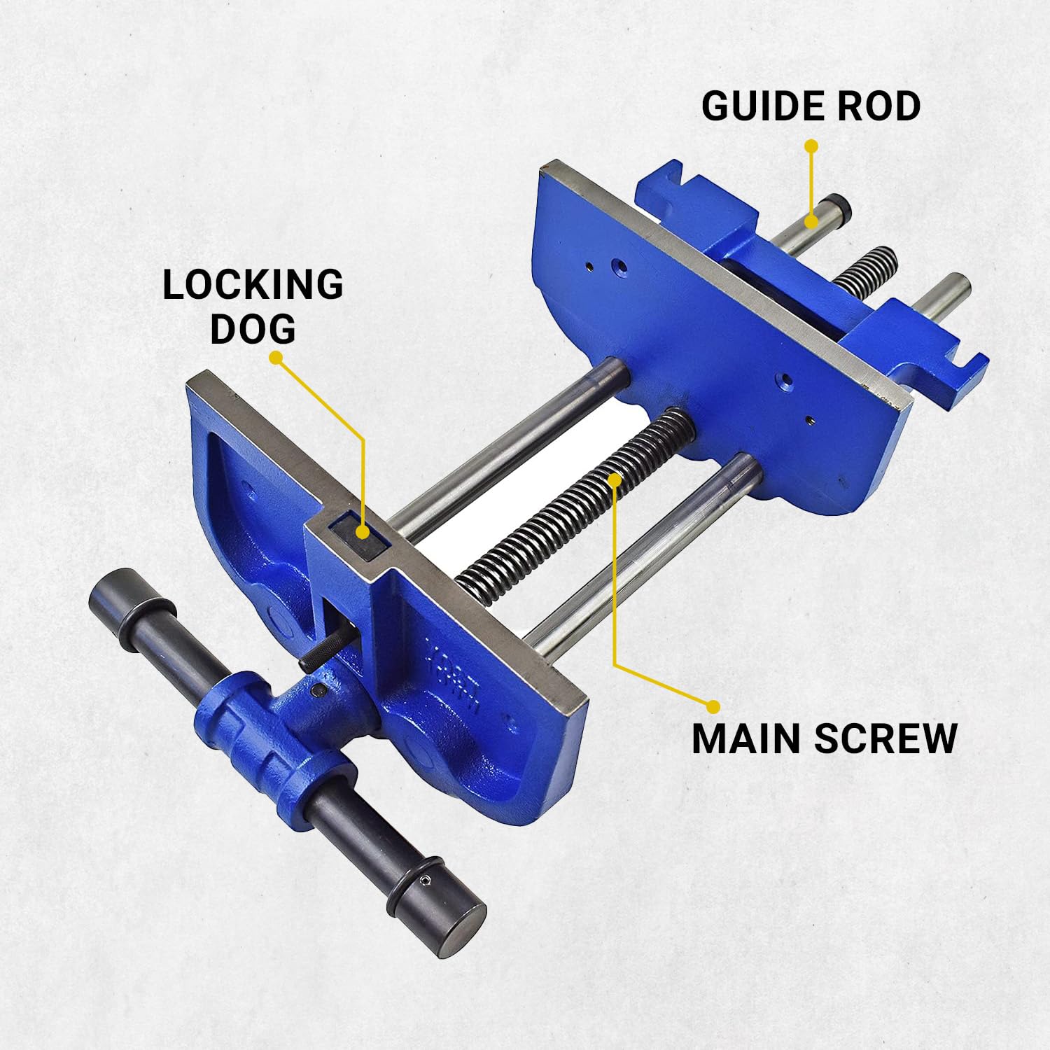 Yost Vises 10WW-CA 10" Heavy-Duty Ductile Iron Woodworkers Vise