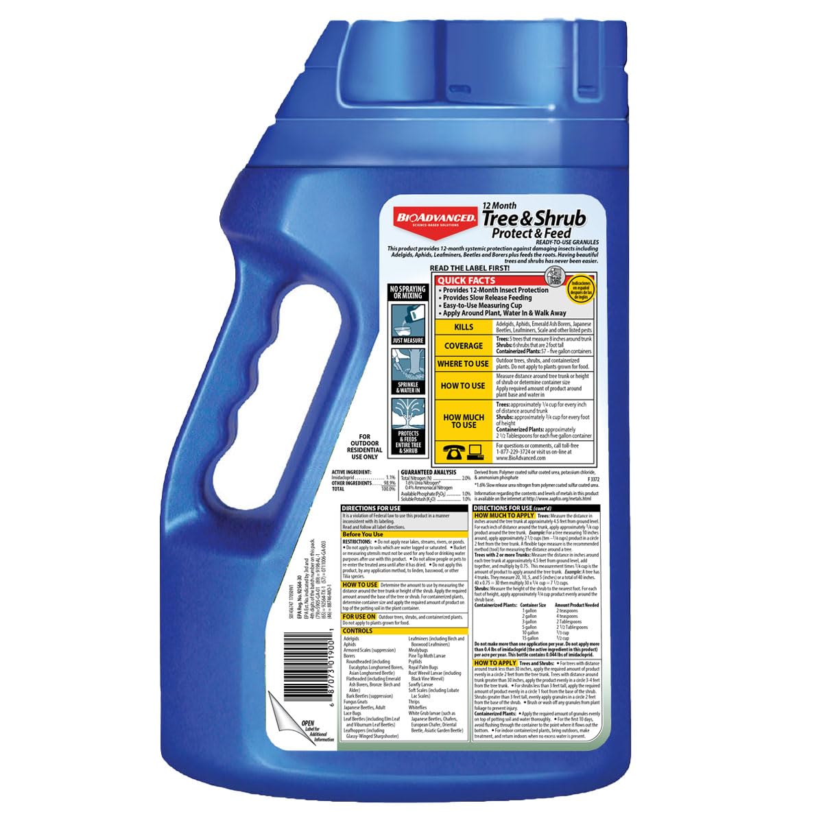 BioAdvanced 12 Month Tree & Shrub Protect and Feed Concentrate - 1 Gal