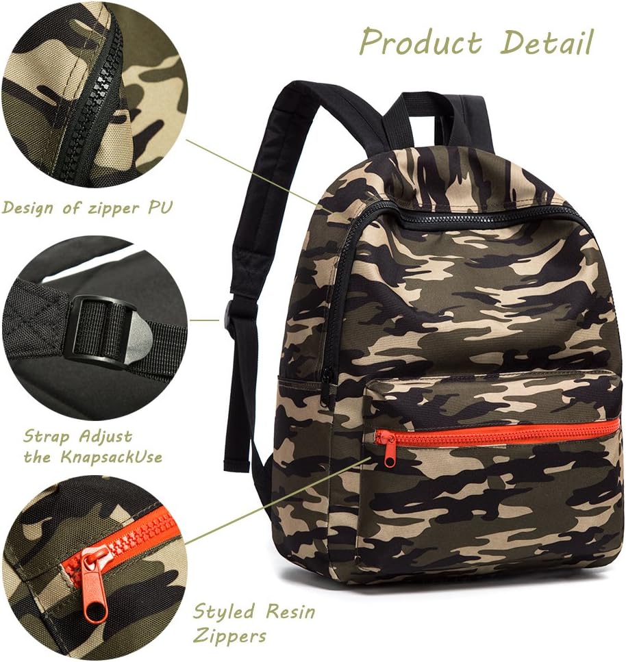 CAIWEI US Army Camo Children's backpack (Camo1)