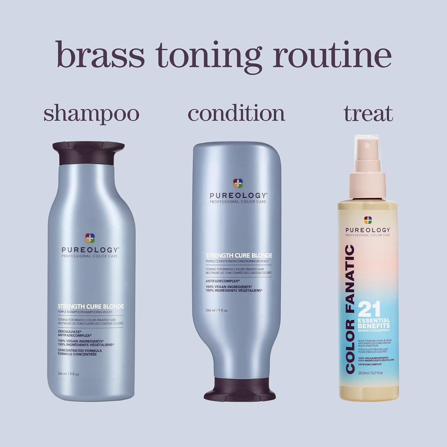 Pureology Strength Cure Blonde Shampoo – For Blonde Hair