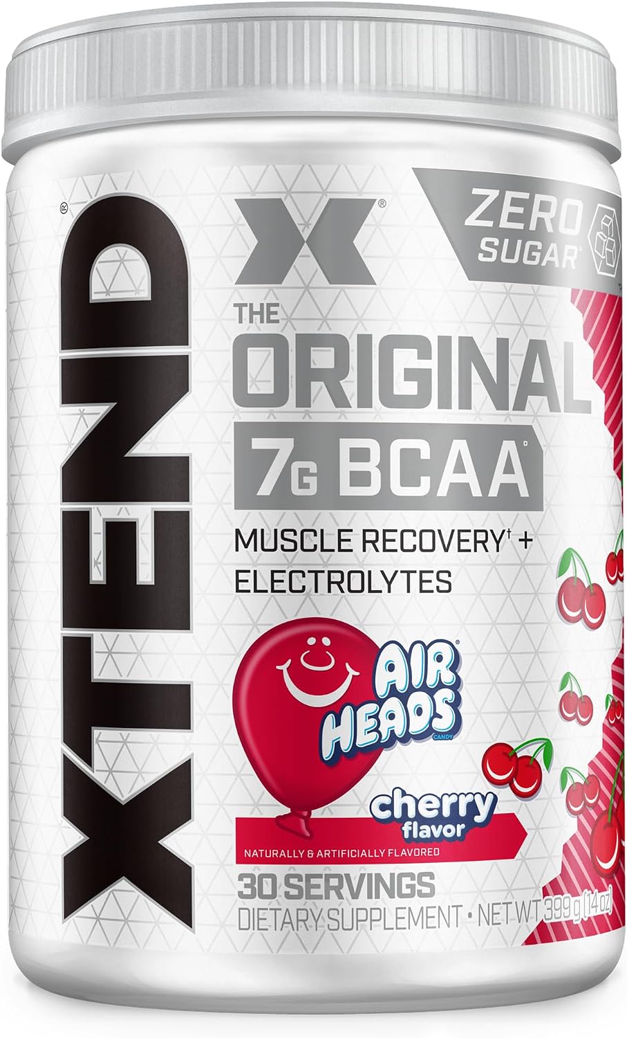 Xtend Original BCAA Powder, 7g BCAAs and 2.5g L-Glutamine for Muscle Recovery Hydration and Lean Muscle, Sugar Free Intra and Post Workout Drink with Electrolytes, Watermelon Explosion, 30 Servings