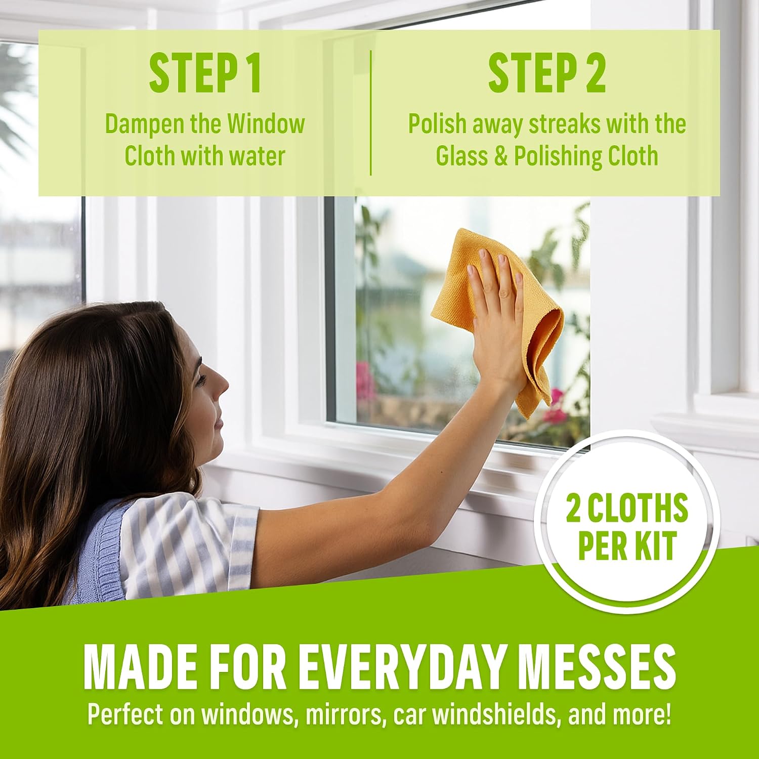 E-Cloth Window and Glass Cleaner Kit, Just Add Water - 1 Kit