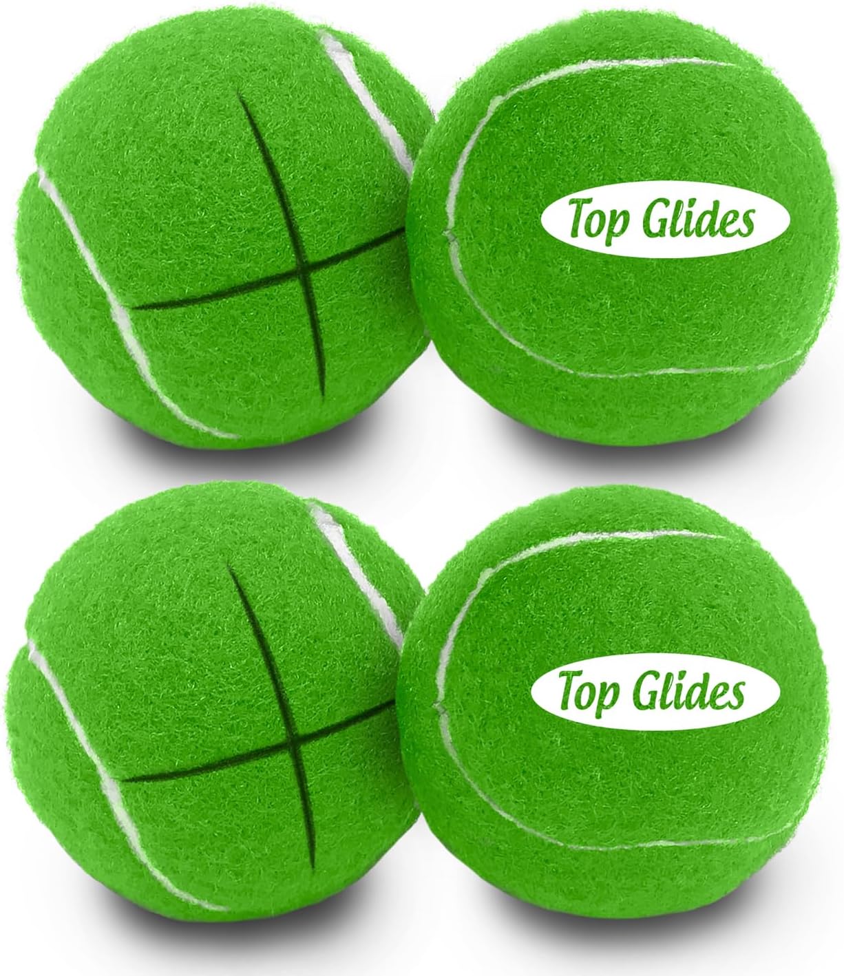 Top Glides Precut Walker Tennis Ball Glides