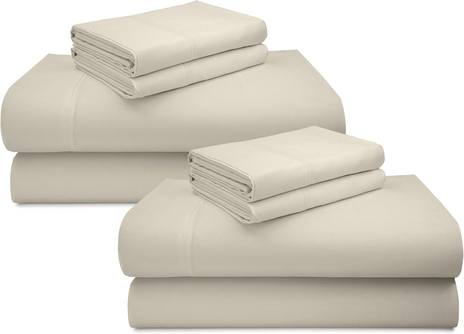 California Design Den Luxury 600 Thread Count Full Size Sheet Sets, Seafoam | 100% Cotton Sateen Backed by Good Housekeeping Seal, Soft & Smooth, 16" Deep Pocket, All-Around Elastic, Durable, Easy Care