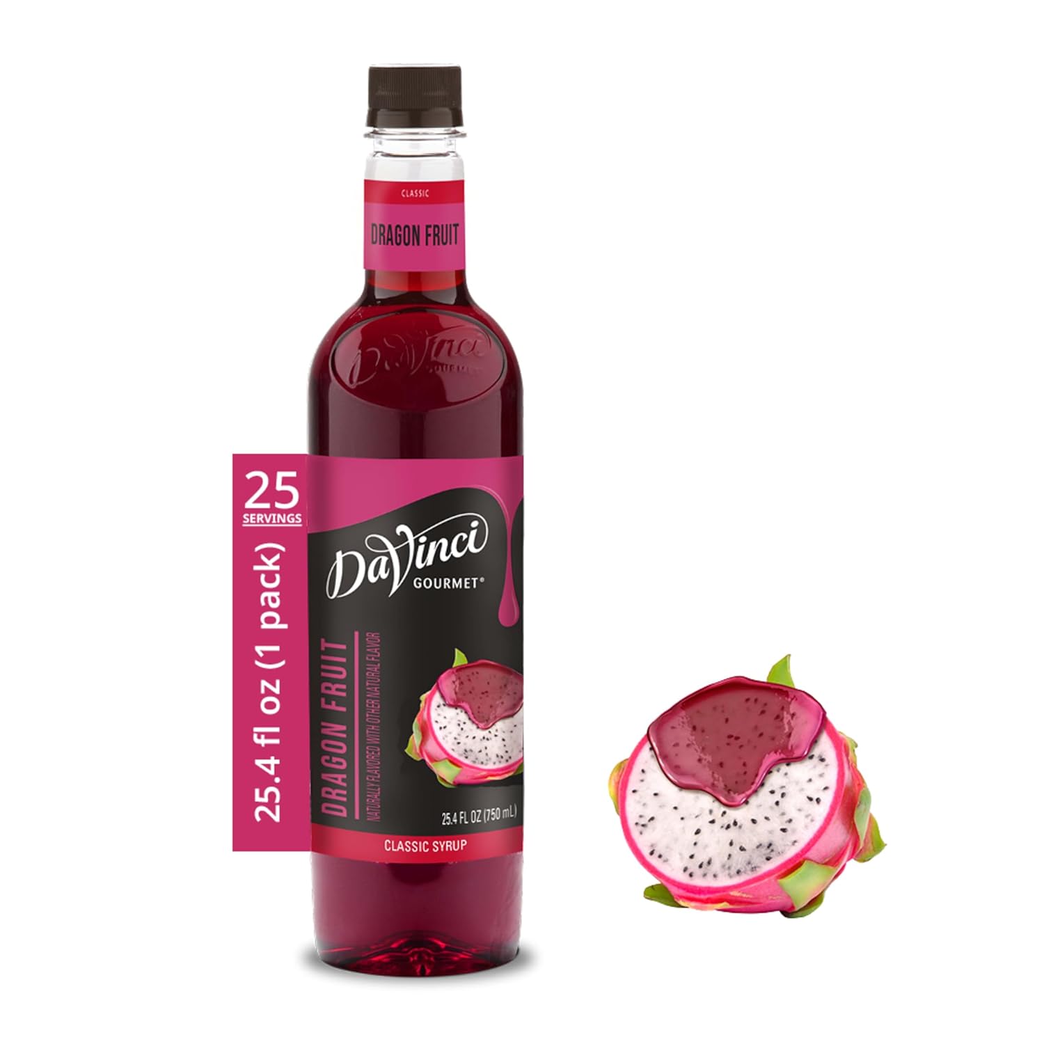 DaVinci Gourmet Classic Strawberry Syrup, 25.4 Fluid Ounces, Kosher, 1 Count