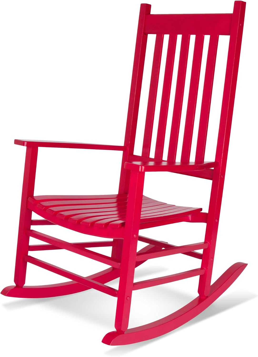 Shine Company 4332WT Vermont Porch Rocker, White (2nd Gen)