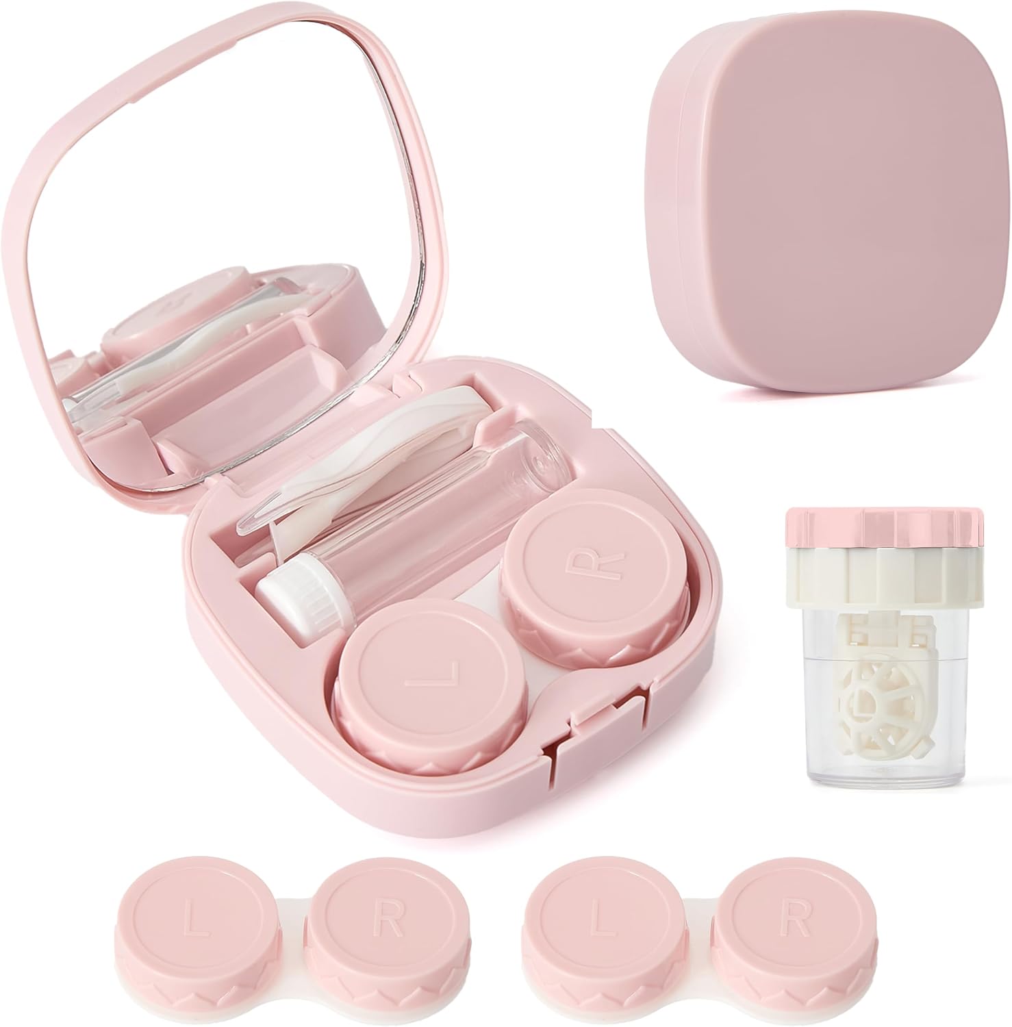 Lasiyanor Contact Lens Travel Kit with Cleaner Washer