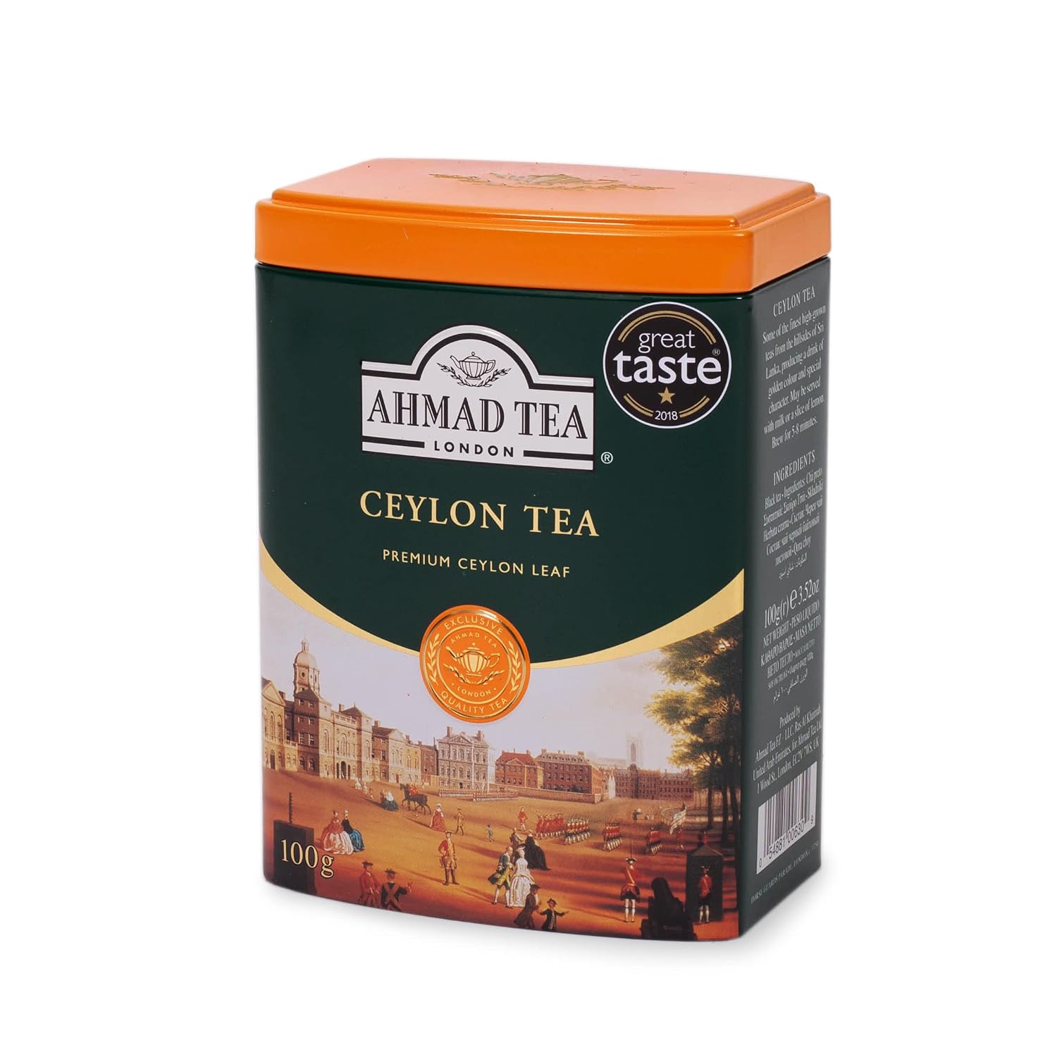 Ahmad Tea Green Tea, Green Tea Teabags 100 ct - Caffeinated & Sugar-Free
