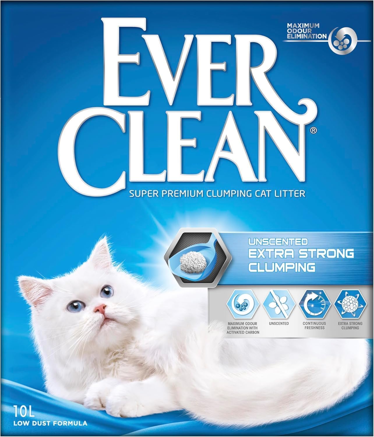 Ever Clean Extra Strong Clumping Cat Litter, 10 Litre, Scented