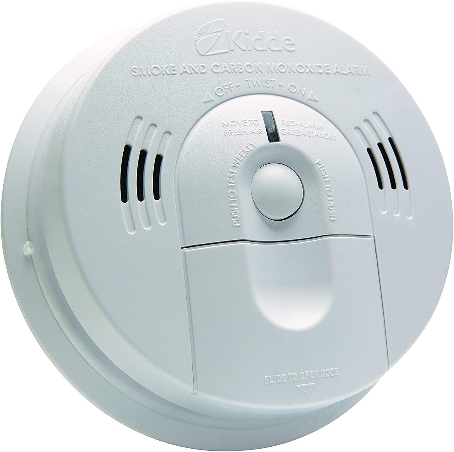 Kidde Hardwired Smoke & Carbon Monoxide Detector, Battery Backup, Interconnectable, LED Warning Light Indicators
