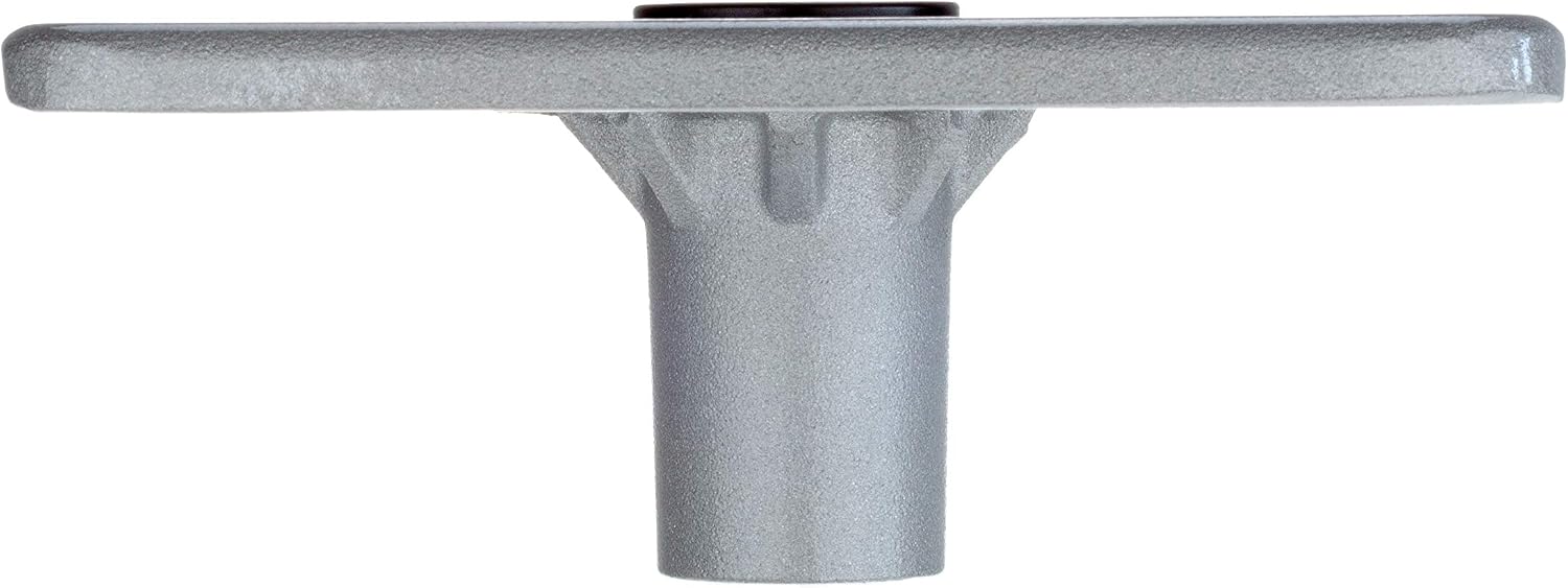 Swivl-Eze attwood SP-67739 Swivl-Eze Lock'N-Pin Stainless Steel 7-Inch x 7-Inch Non Threaded Boat Seat Pedestal Base | Non-threaded for 3/4 in pin socket, needs 2-3/4 in mounting hole, satin finish, exceeds ABYC standards, Type B rating