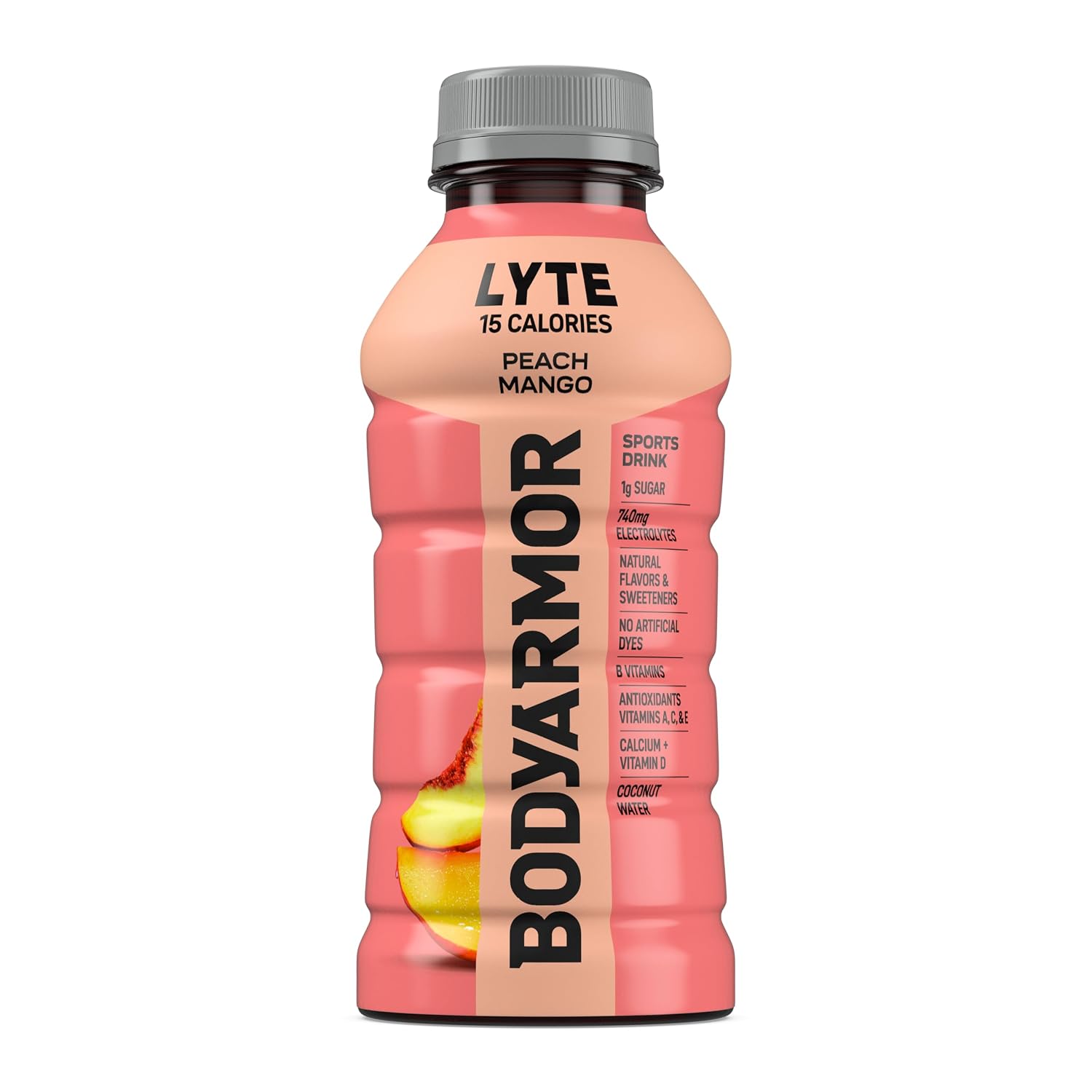 BODYARMOR LYTE Sports Drink, Peach Mango Electrolyte Drink, 12 Oz (8 Pk)