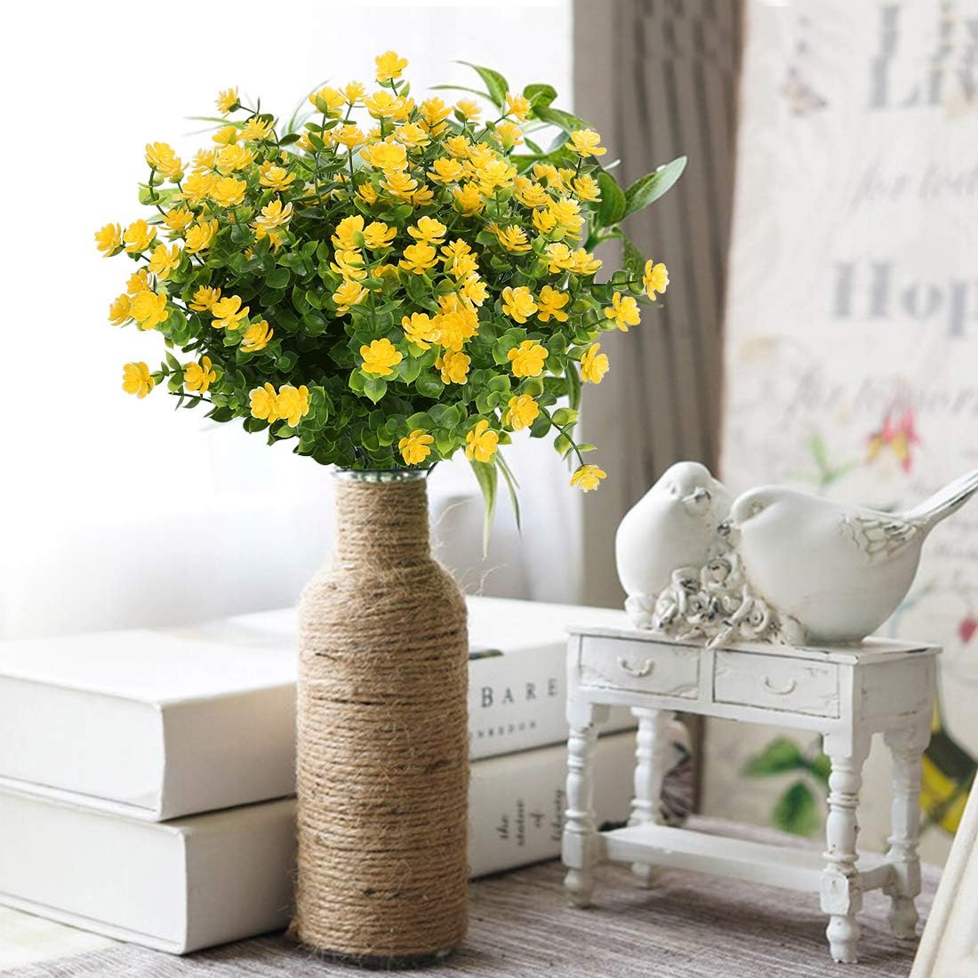 6 Bundles Artificial Flowers