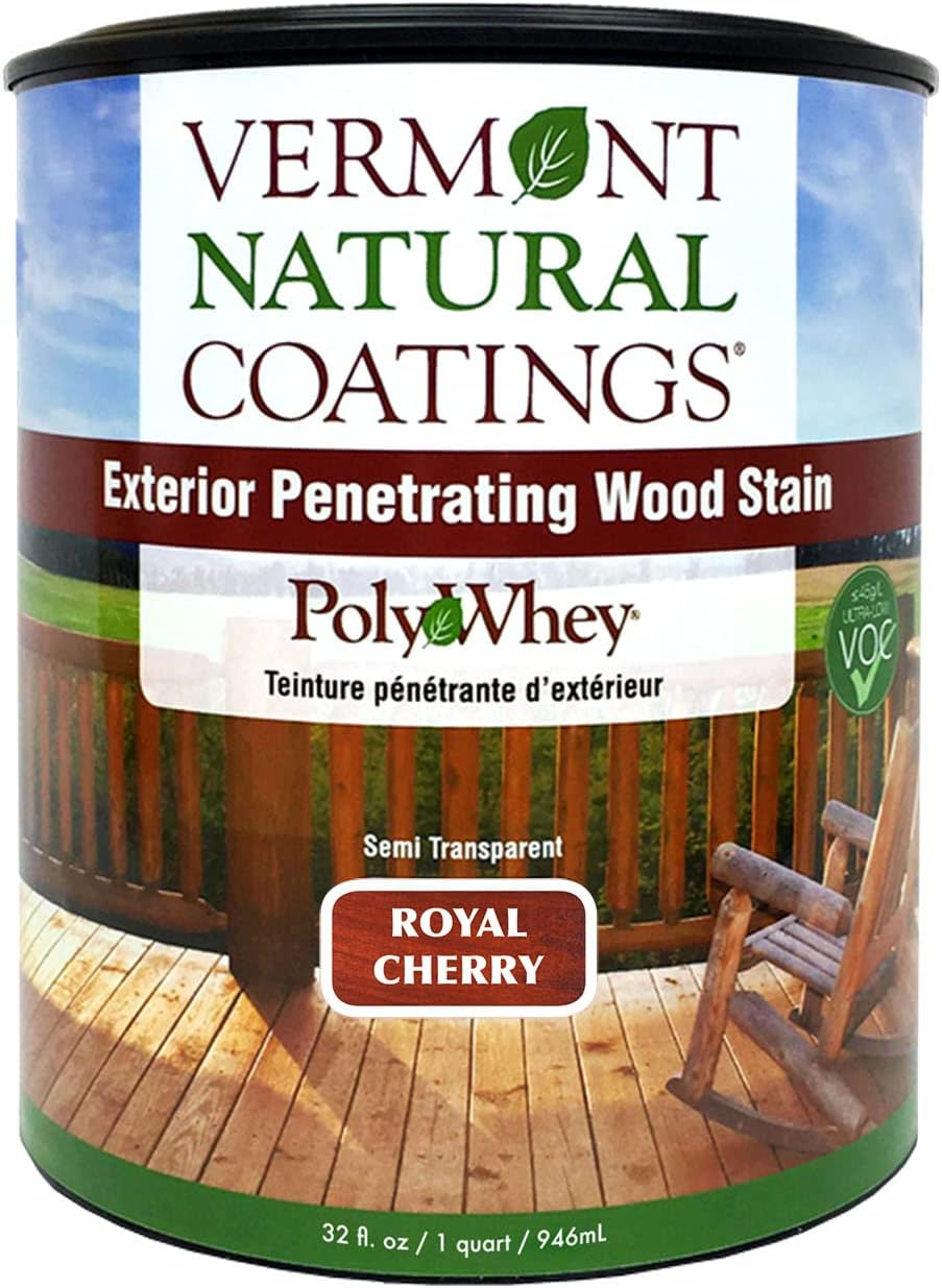 Vermont Natural Coatings PolyWhey Exterior Penetrating Stain - Lakeside Cedar - Gallon
