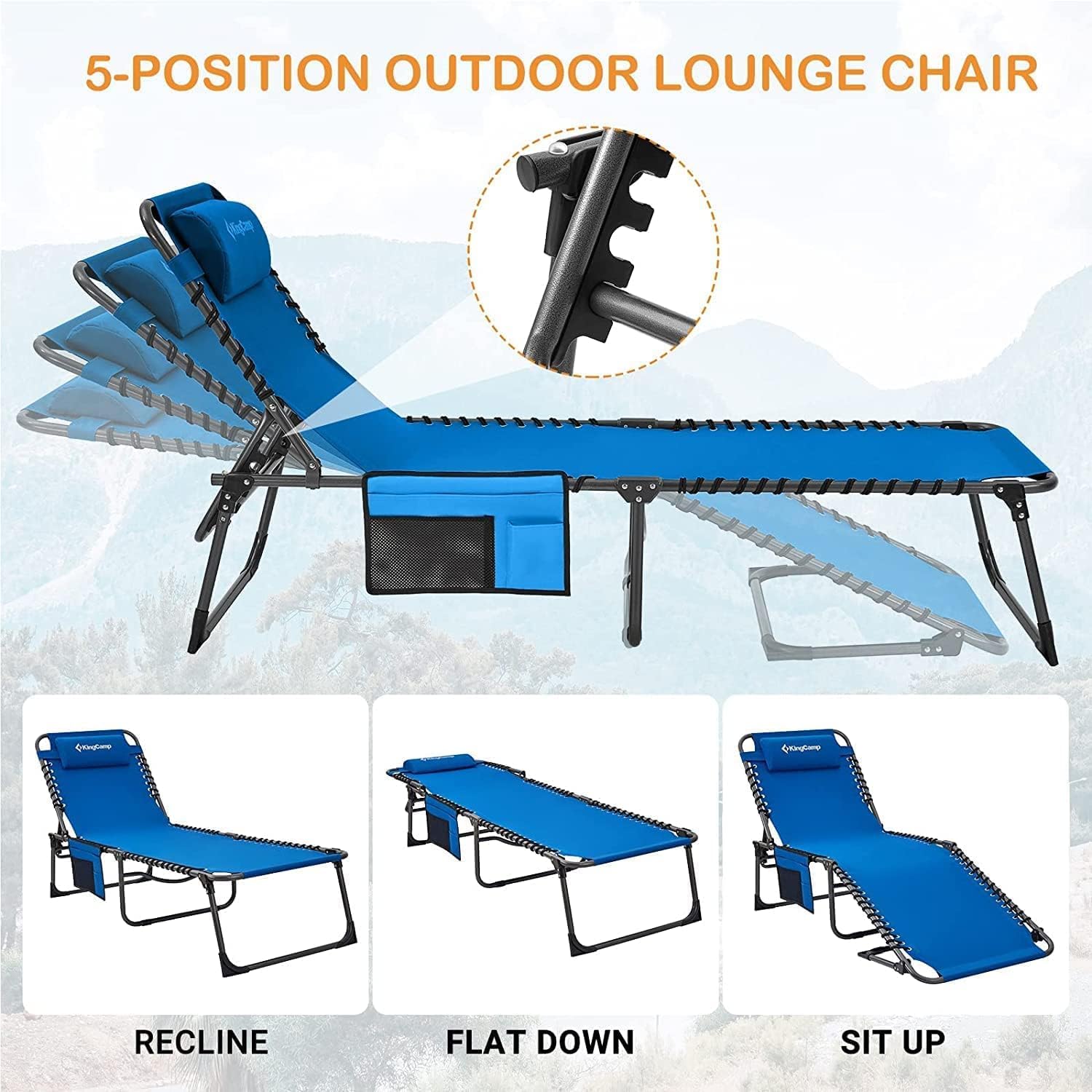 KingCamp Lounge Chair Outdoor