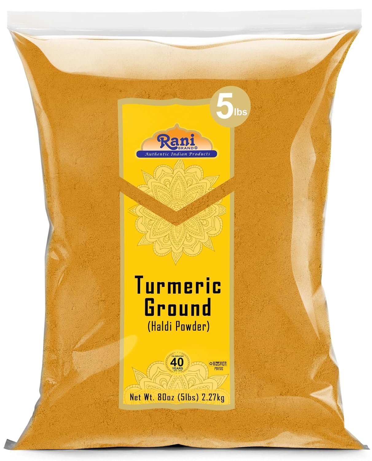 Rani Turmeric (Haldi) Root Whole Spice, Dried 7oz (200g) ~ All Natural | 100% Pure | Vegan | Gluten Friendly | NON-GMO | Kosher | Indian Origin