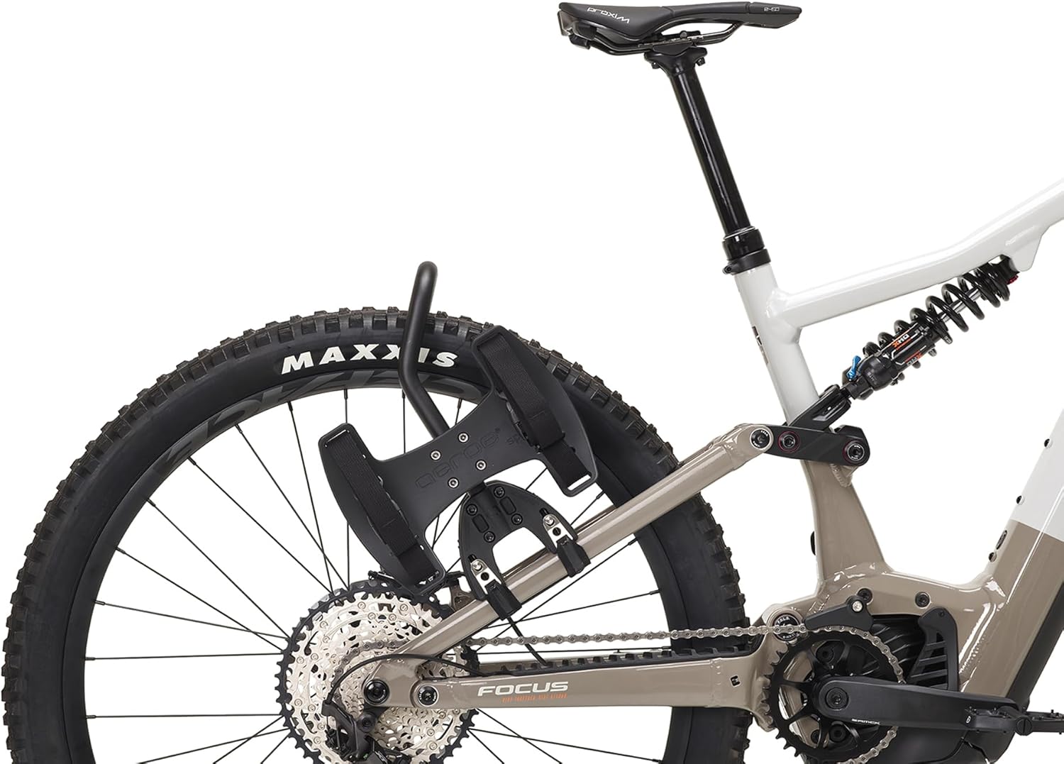 AEROE Spider Rear Bike Rack, Easy Install & Use, Fits All Mountain Bikes incl. E MTB, Gravel Bikes and Electric Bikes