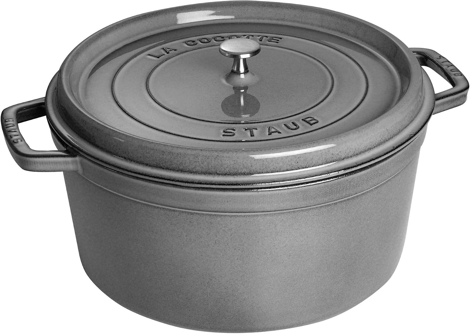 Staub Round Cocotte - 5.5Qt - Grenadine
