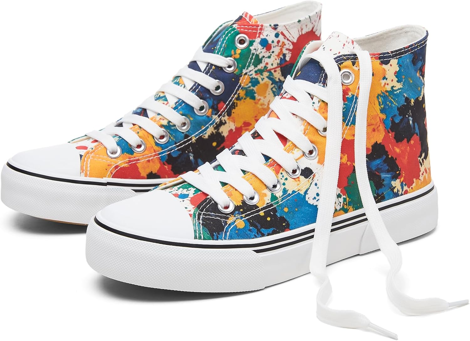 hash bubbie High Top Canvas Sneakers Fashion Walking Shoes