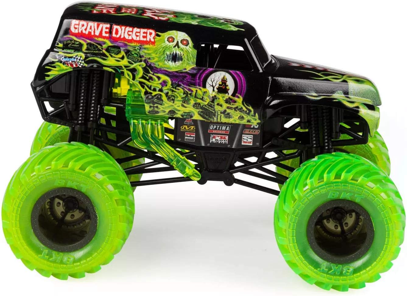 Monster Jam Curse of the Gasoline Diecast Car 3-Pack