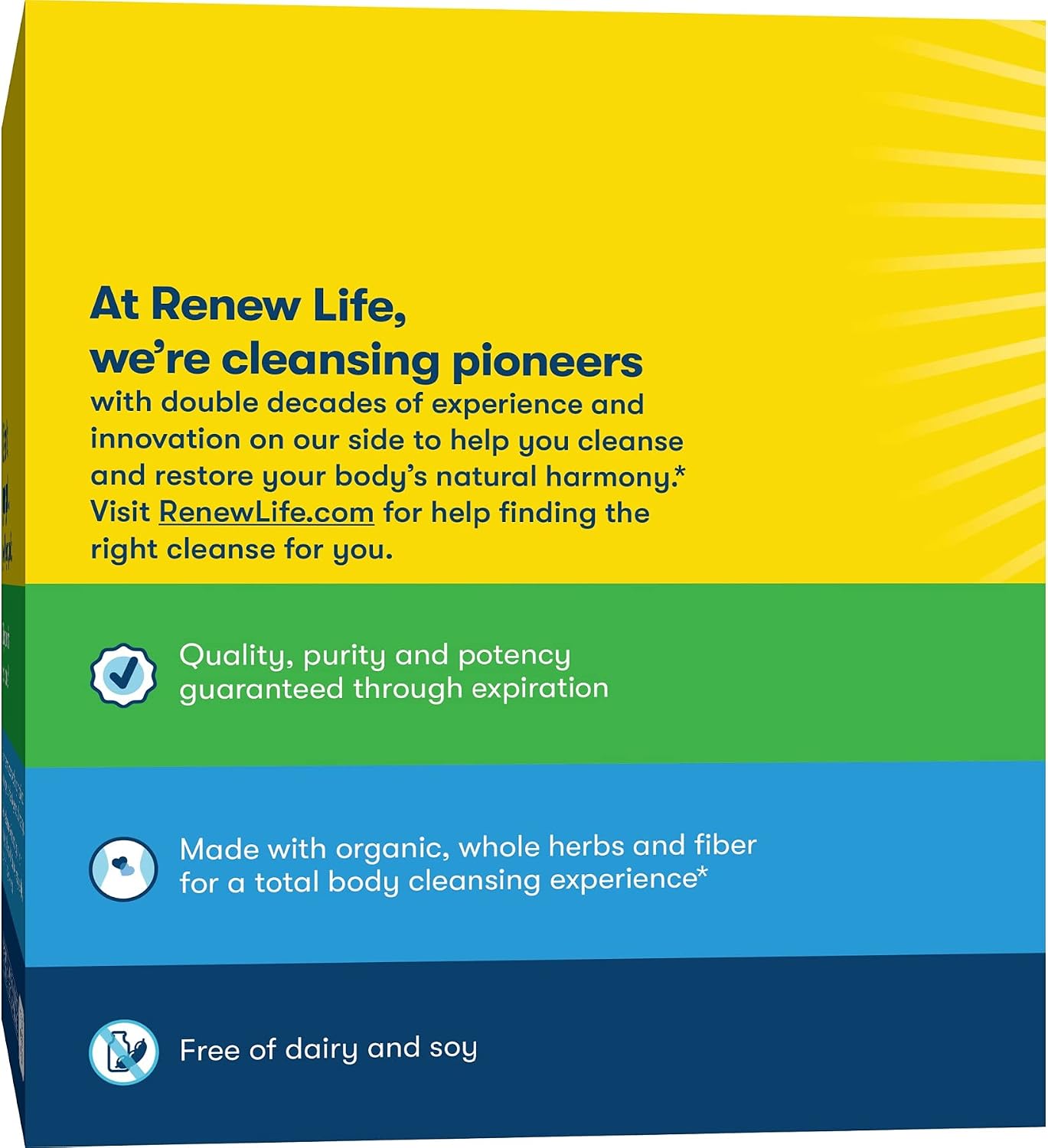 Renew Life Adult Cleanse - Total Body Cleanse for Men & Women - 2-Part, 14-Day Program - Dairy & Soy Free - 140 Vegetarian Capsules | 2-Part