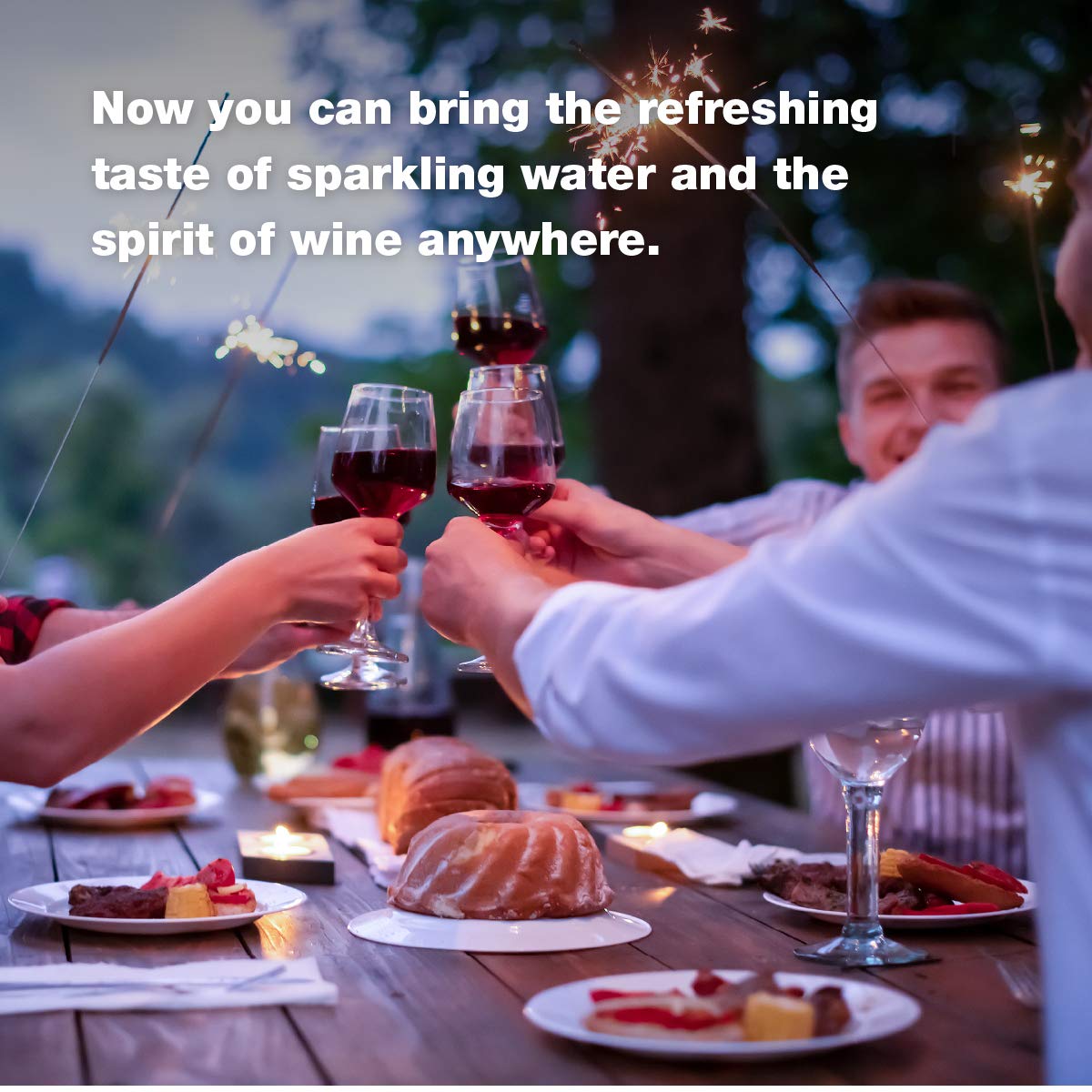 H2o - The Best Non Alcoholic Red Wine - Infused California Sparkling Refreshment, 0.0% Alcohol, (Pinot Noir, Pack of 4-12 Fl oz)