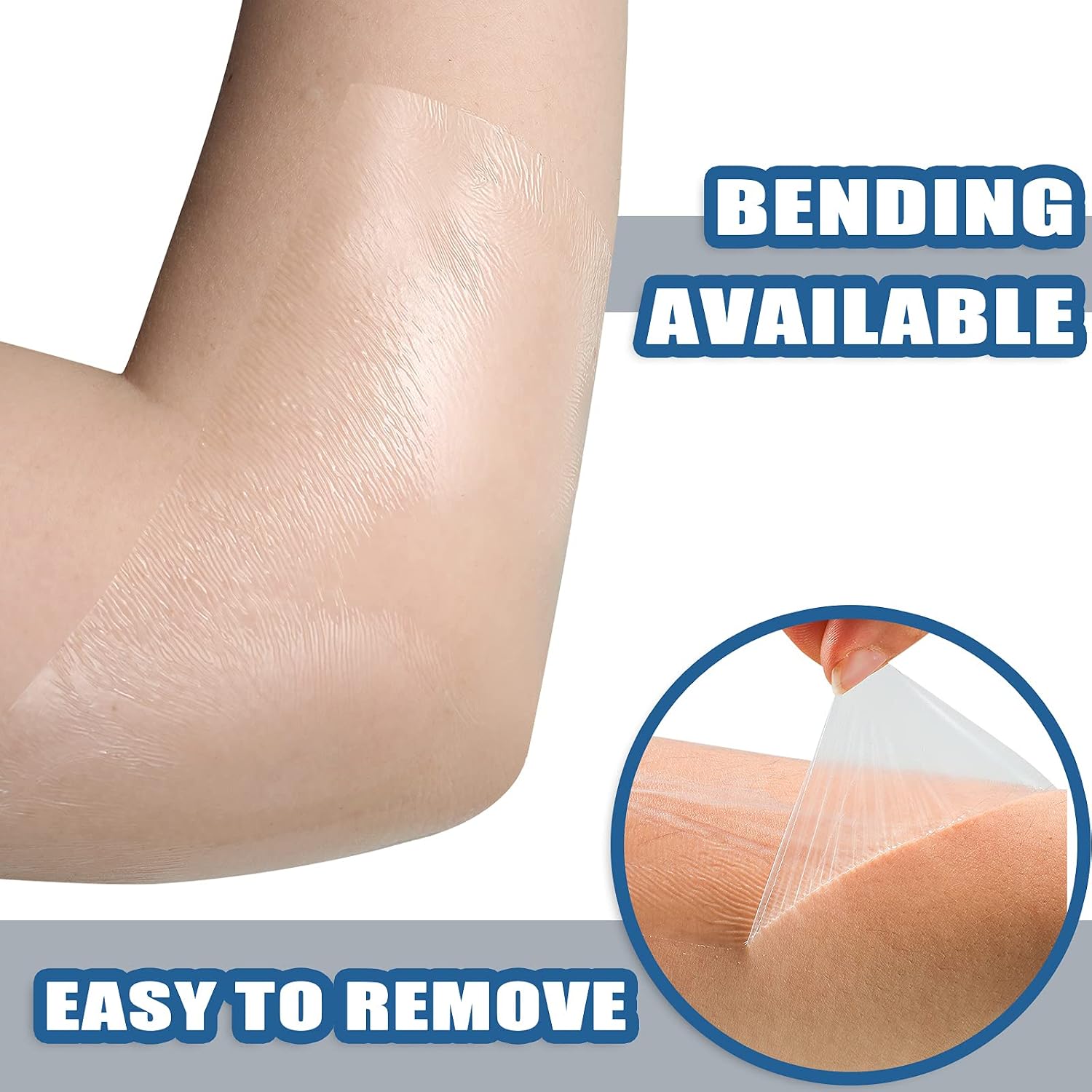 BBTO Transparent Waterproof Adhesive Dressing Bandage Tape, 6 x 197 Inch