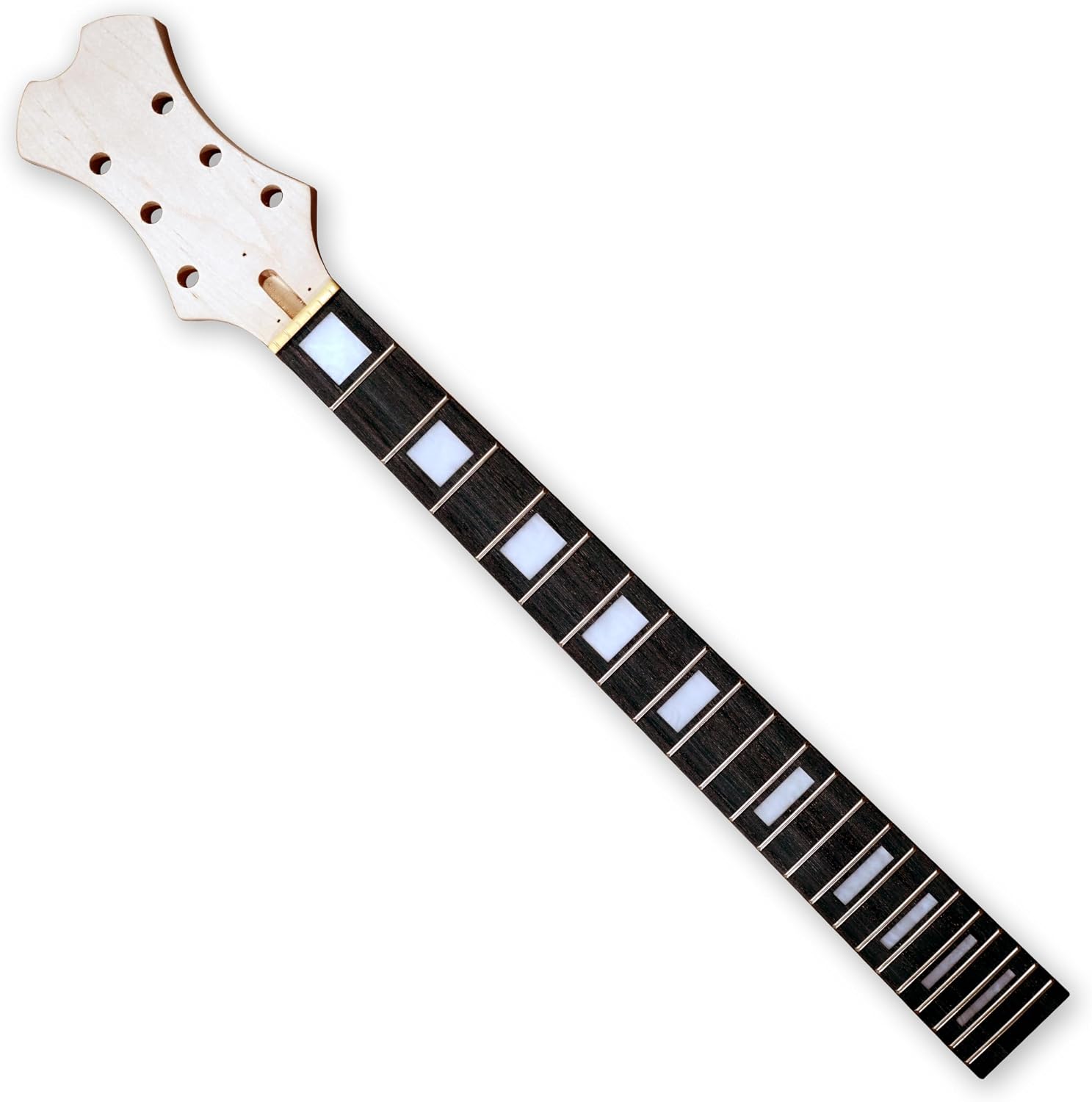 DIY Electric Guitar Kits Okoume wood Body curved top with mahogany veneer cover maple neck & composite ebony fingerboard