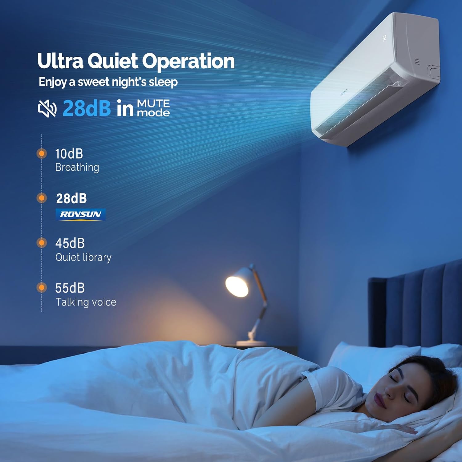 ROVSUN 12000 BTU Wifi Enabled Mini Split Air Conditioner & Heater with Inverter