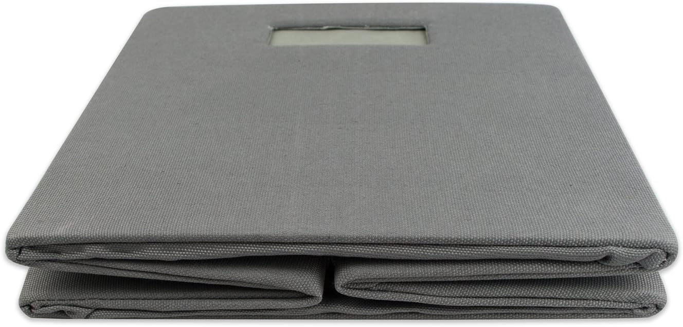 DII Fabric Storage Cube Organizer Bin 13x13x13 Foldable, Teal
