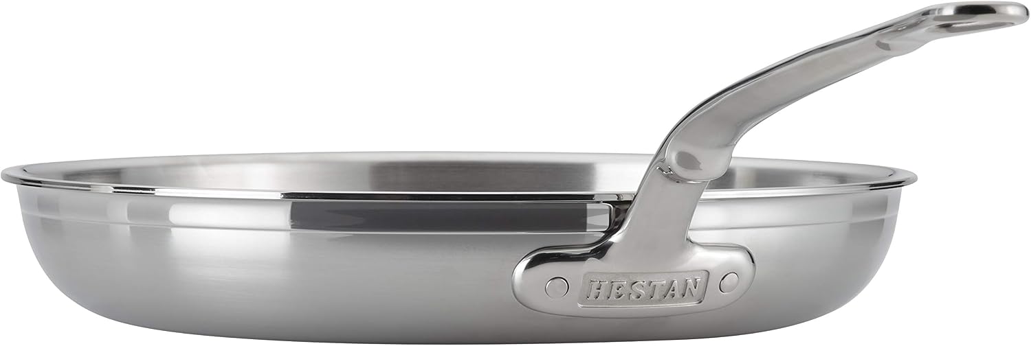Hestan ProBond Forged - Professional Clad Stainless Steel Frying Pan, 12.5-Inch, Induction Compatible