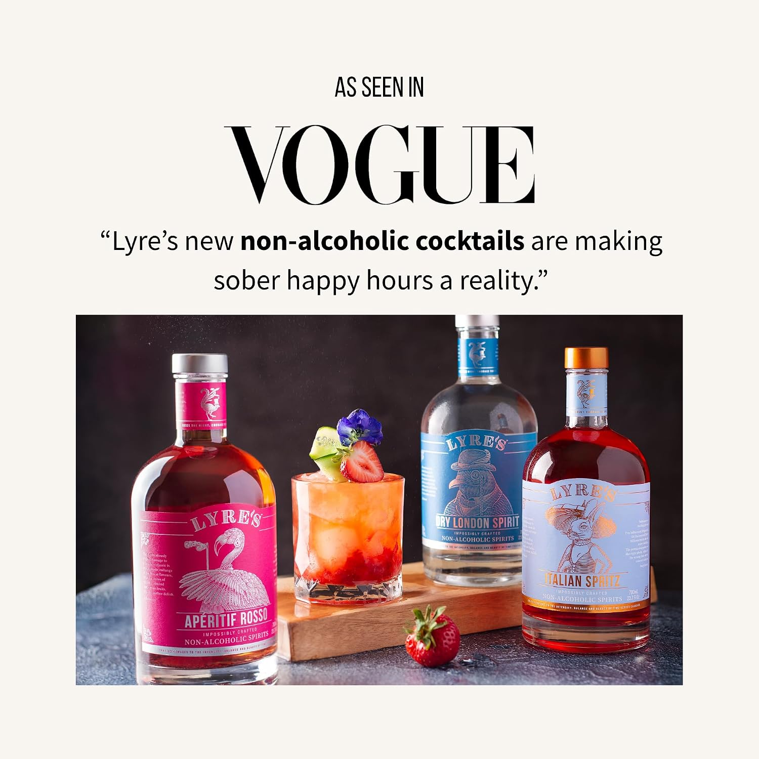 Lyre’s Aperitif Rosso Vermouth Alternative, Non Alcoholic Vermouth