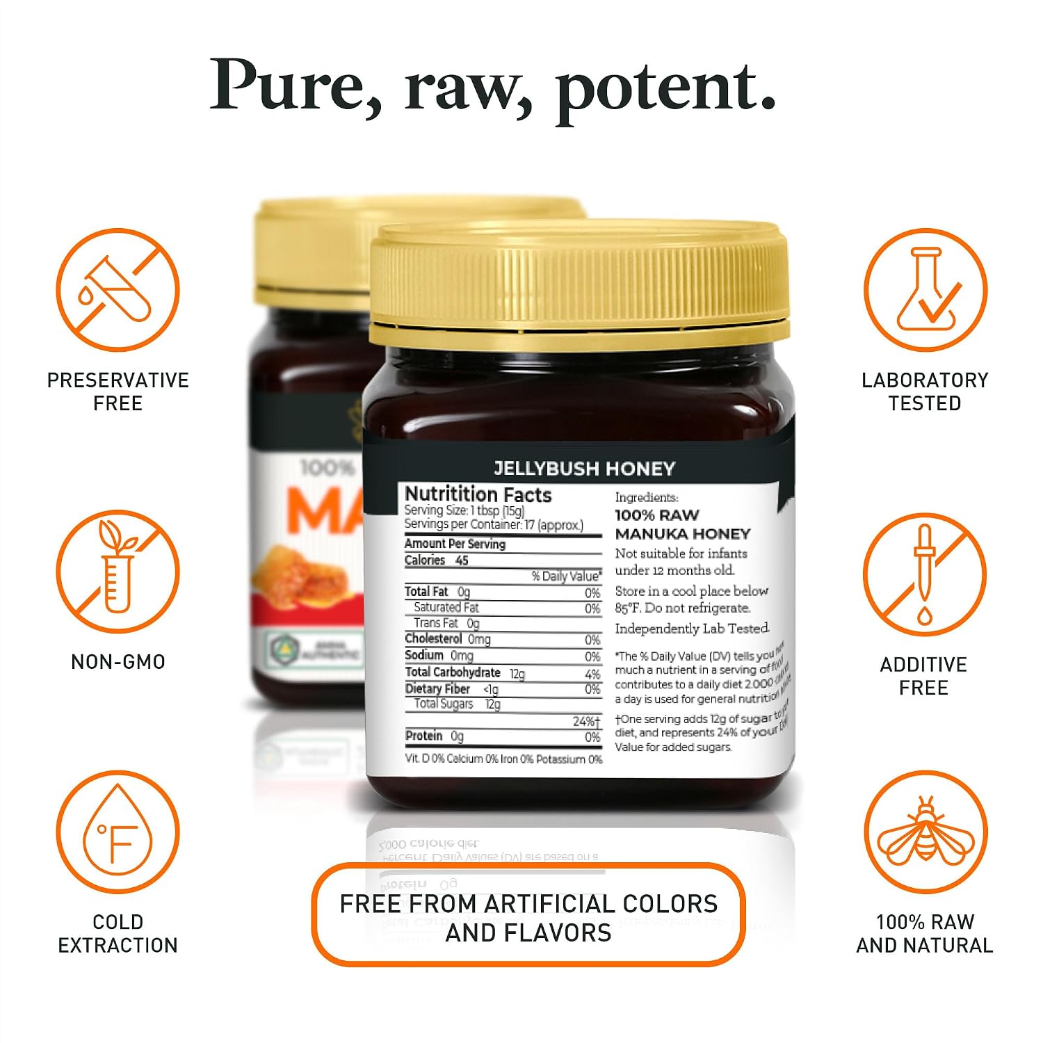 Manuka Honey Medical Grade - Raw Australian Manuka Honey MGO 850+ | Good Natured - AMHA Certified - Lab Tested - Non-GMO - BPA-Free - Premium Quality - Product of Australia - 8.8 oz