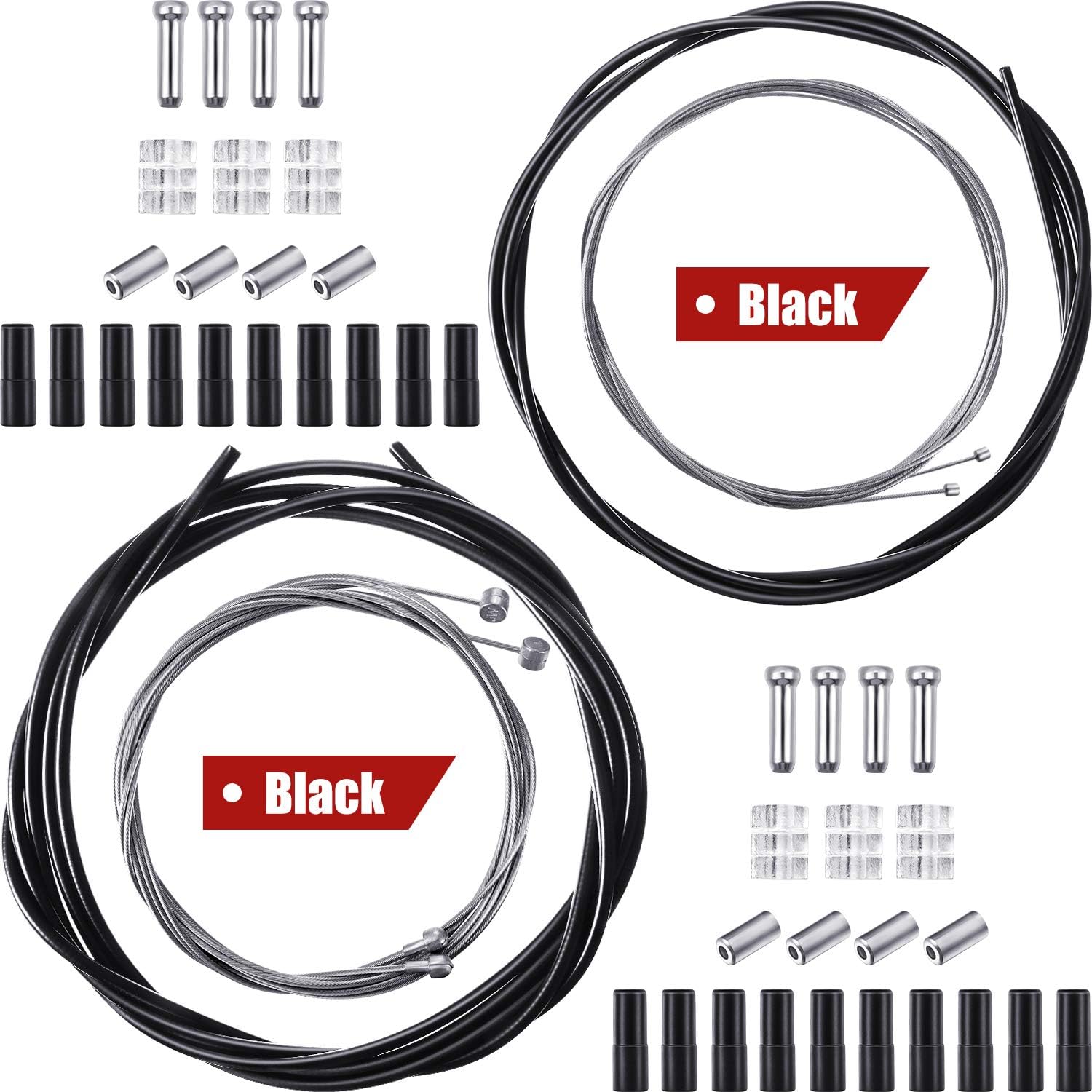 Boao Universal Bike Brake Cable Kit Bicycle Cable Housing Set