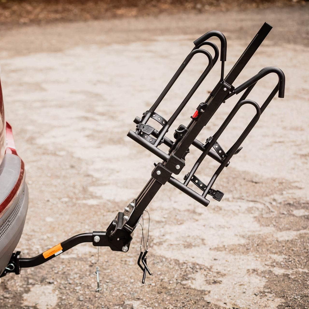 Swagman XTC2 Hitch Mount Bike Rack – Platform Carrier for 2 Bikes, Ratcheting Hook System, Compact Clam-Shell Folding Design | Platform Carrier for 2 Bikes, Ratcheting Hook System, Compact Clam-Shell Folding Design, 1-1/4" or 2" Hitch Receiver