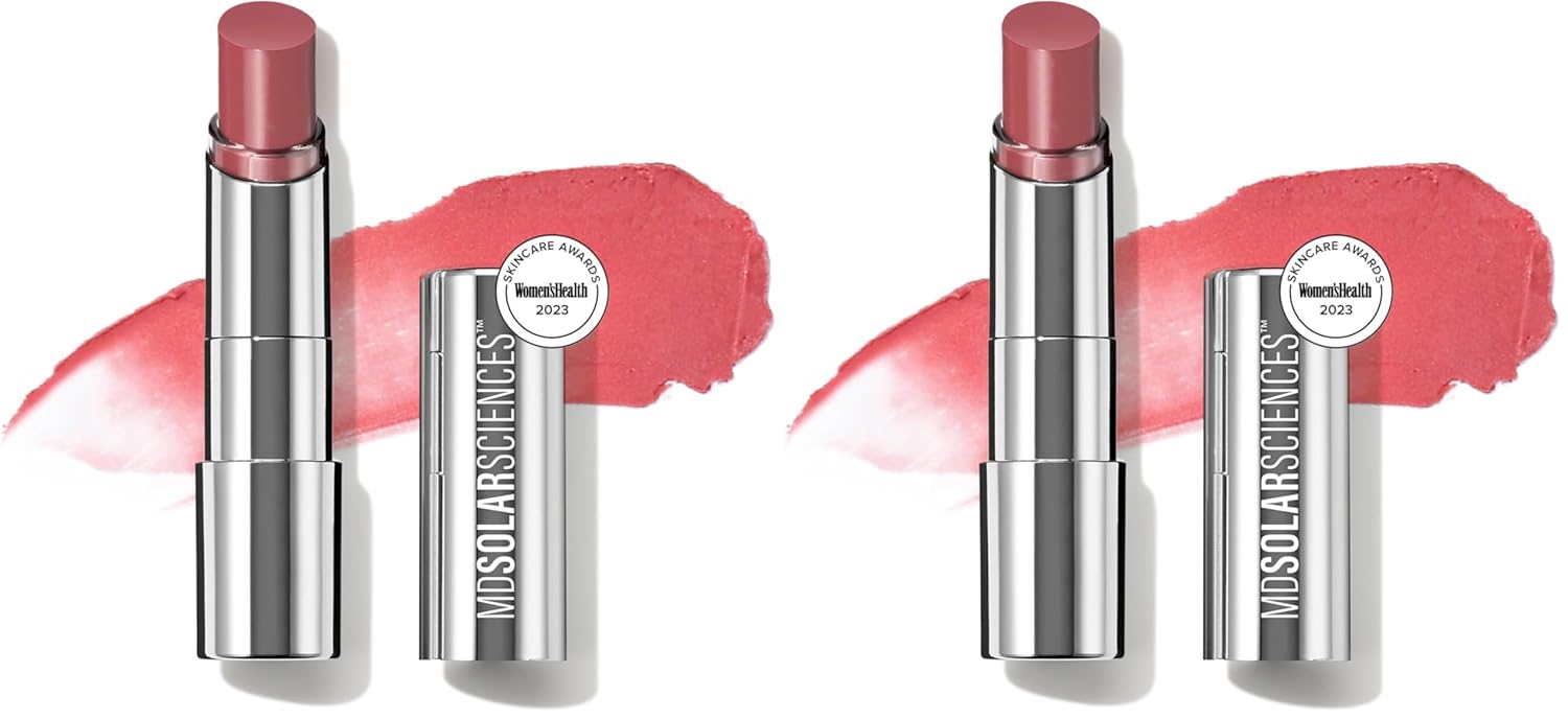 MDSolarSciences Tinted Sheer Lip Balm SPF 30 Hydrating Lip Sunscreen Shea Butter, Jojoba & Avocado Oils Moisturizing, Vegan