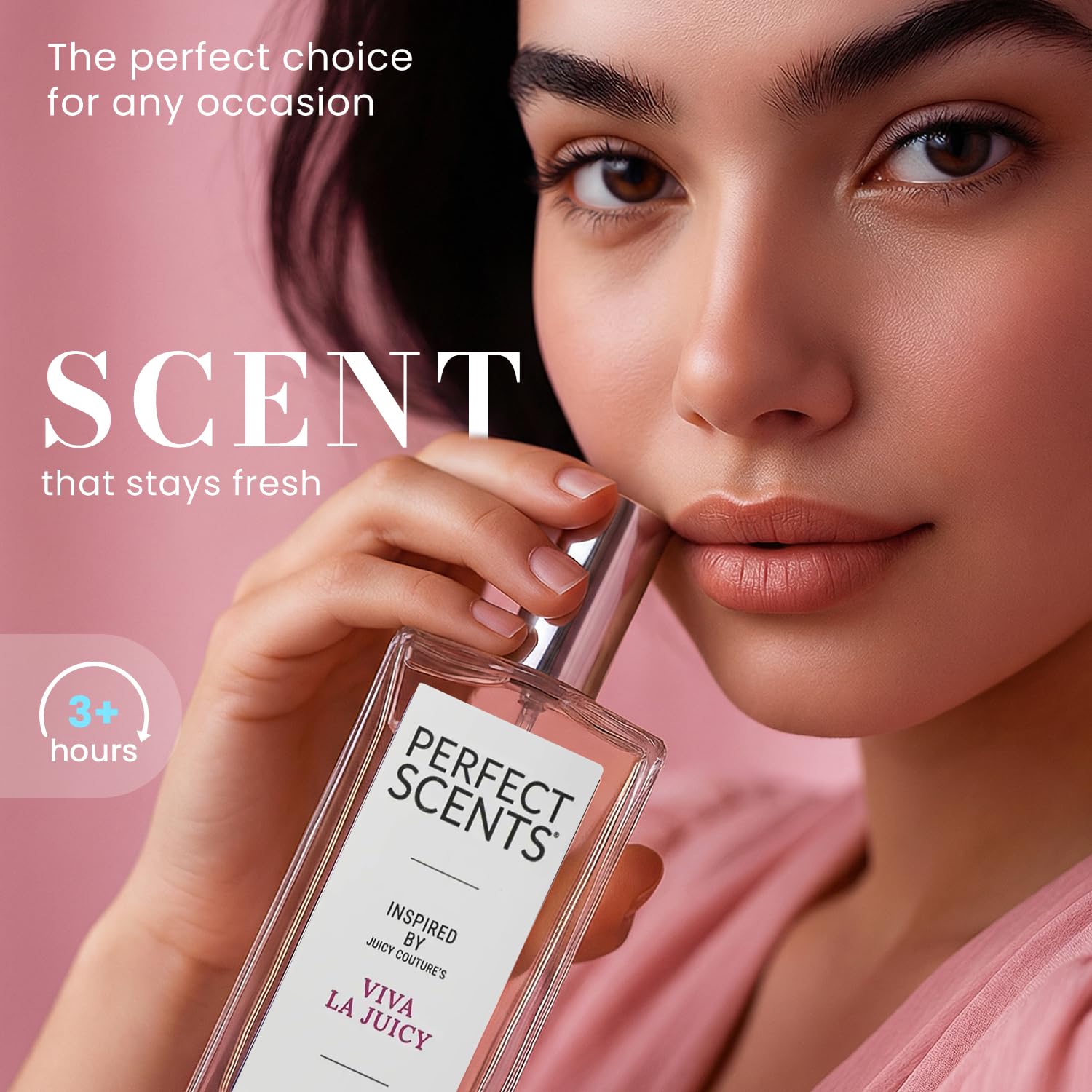 Perfect Scents Fragrances, Inspired by Juicy Couture's Juicy Couture, Women’s Eau de Toilette, Vegan, Paraben-Free, Phthalate-Free, Never Tested on Animals, 2.5 Fluid Ounces