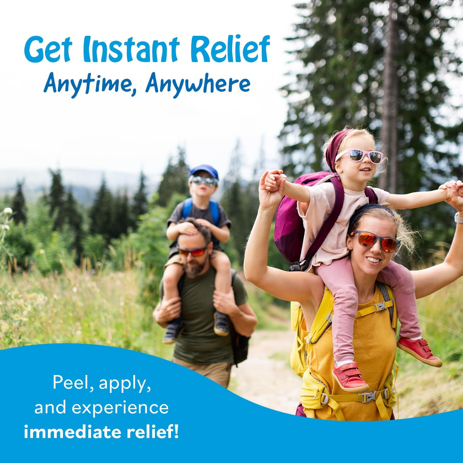 Moskinto The Original Mosquito Itch Relief Patches for Kids & Adults, Bug Bite Patches Soothe Swelling & Itching, Anti Itch Bug Bite Relief