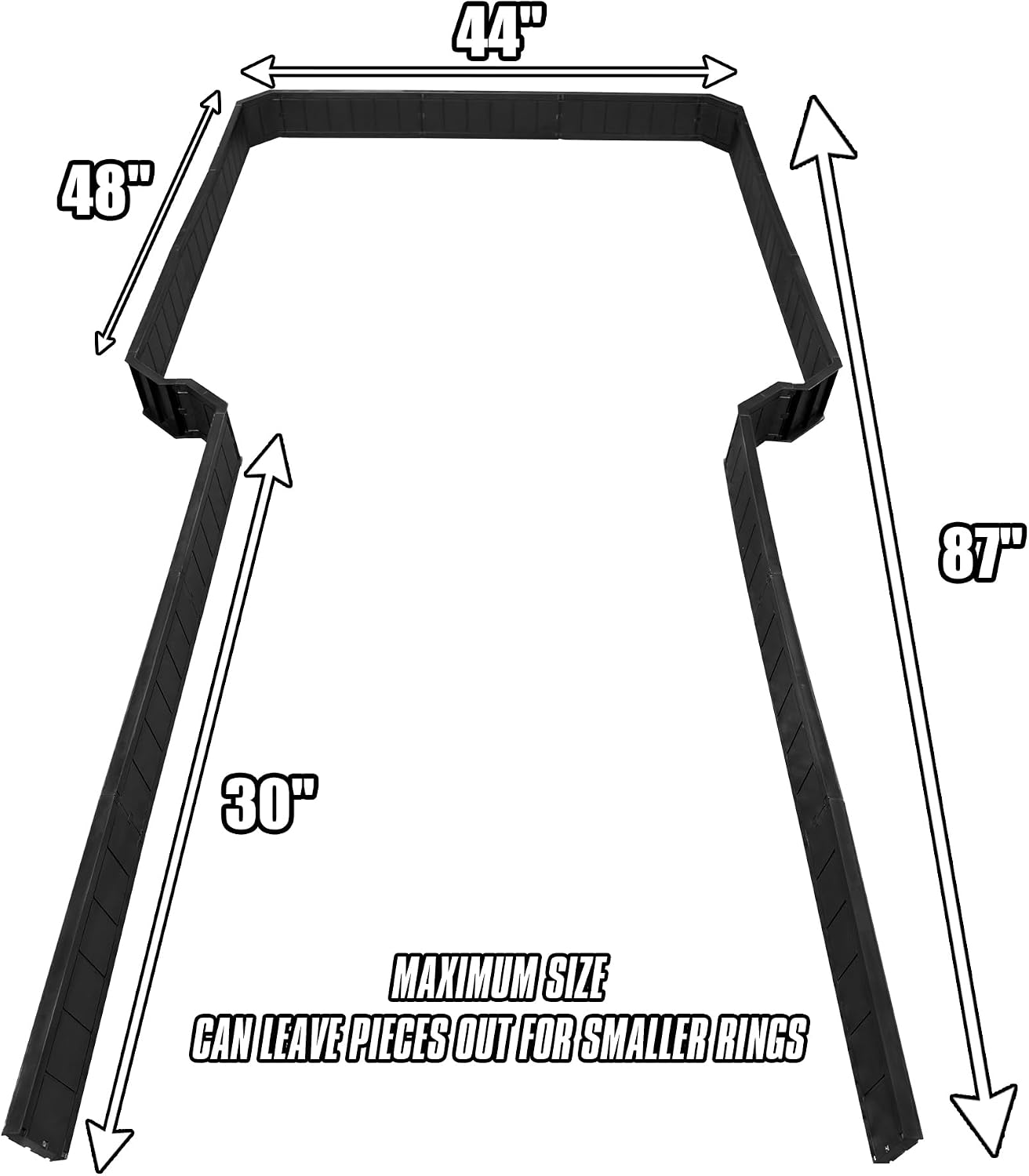 Ultimate Wrestling Ring Playset With Barricade, Ring & Commentators Tables | Build a Complete Wrestling Figure Arena with a 21.5 Inch Ring