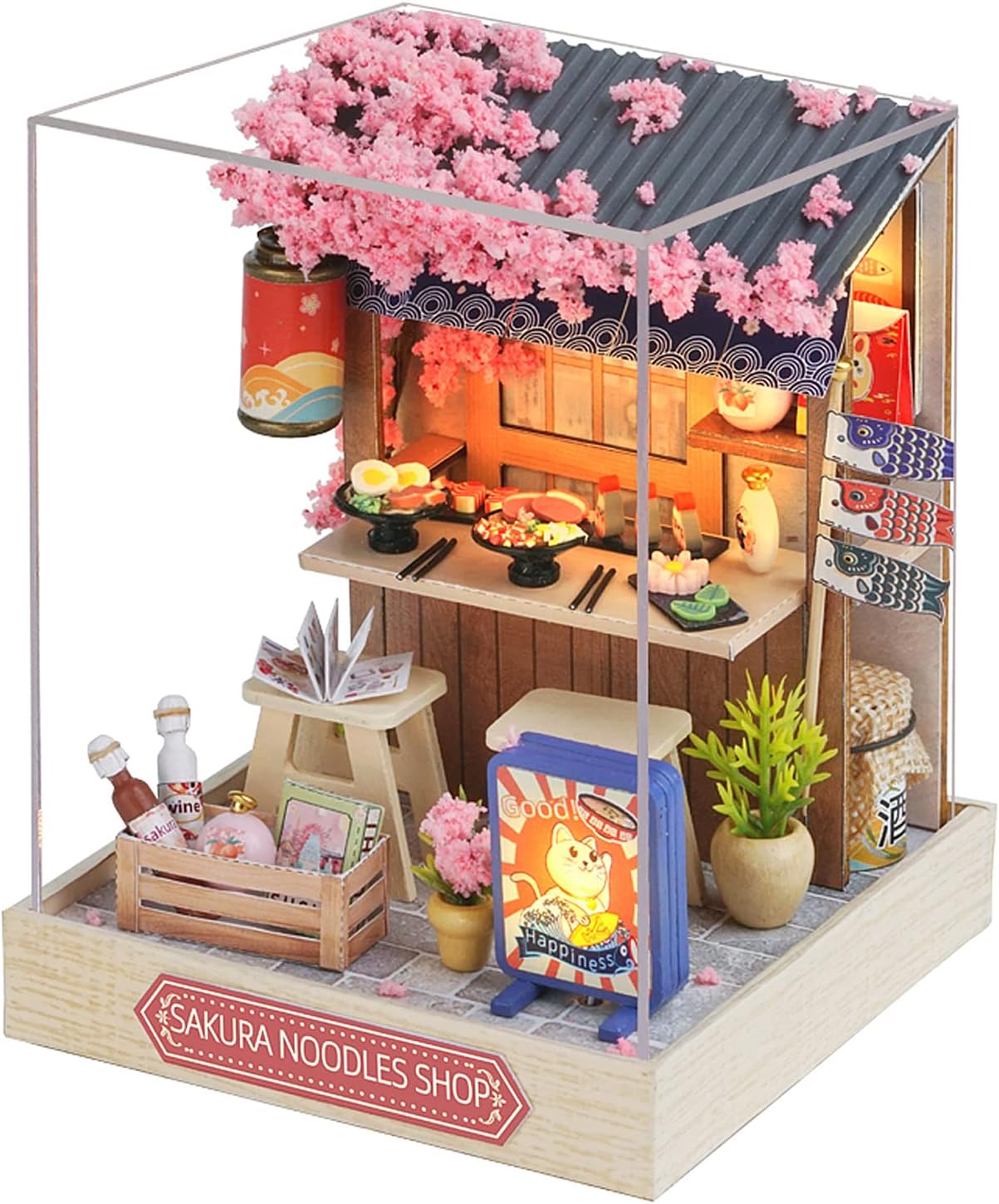 CUTEROOM DIY Doll Room Miniature Furniture Wooden House Kit-Study Room