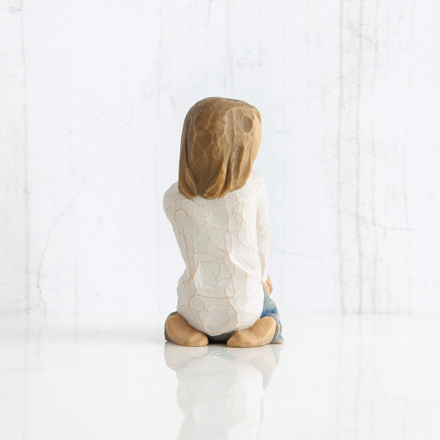 Willow Tree Joyful Child, nurtured by Your Loving Care, Express Love, Closeness, Healing, Courage, Hope and Family Life, Sculpted Hand-Painted Figure